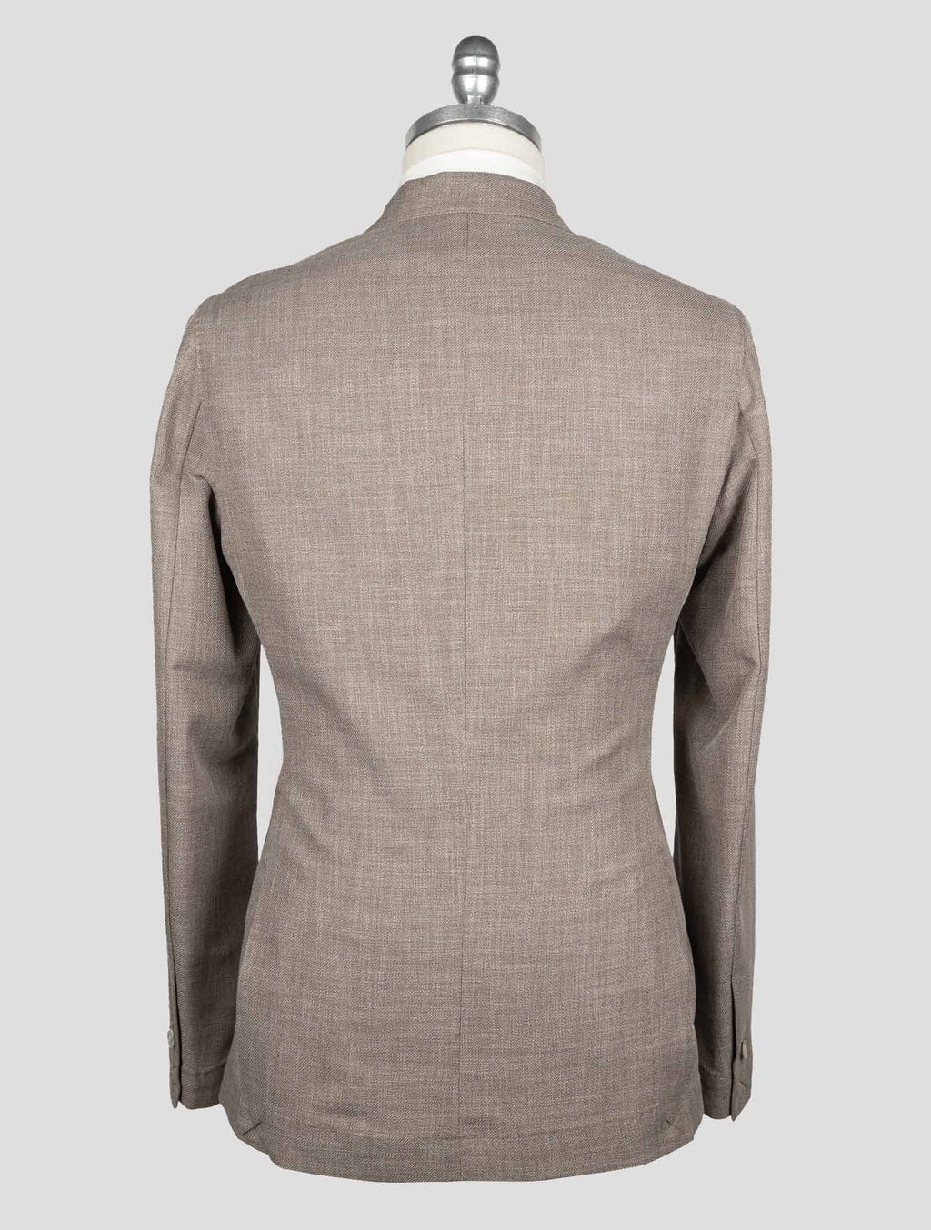 Barba Napoli Taupe Cotton Virgin Wool Blazer BBZ1 4