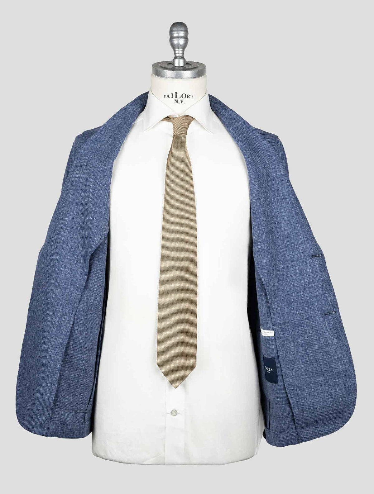 Barba Napoli Blue Cotton Virgin Wool Blazer BBZ2 4