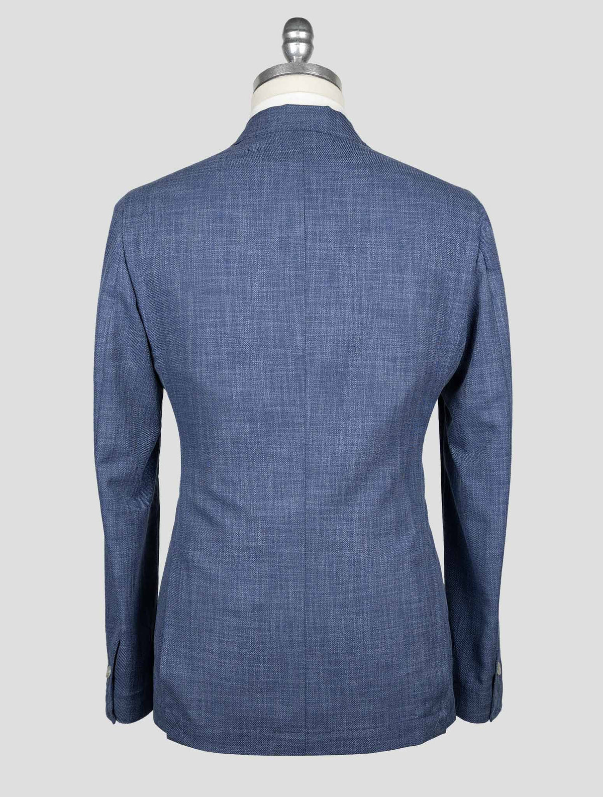 Barba Napoli Blue Cotton Virgin Wool Blazer BBZ2 5