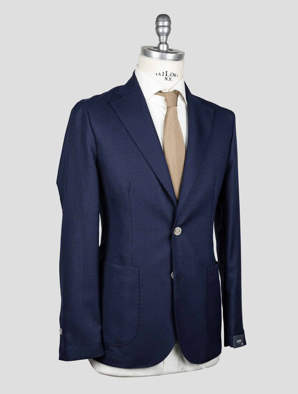 Barba Napoli Blue Virgin Wool Blazer BBZ3 2
