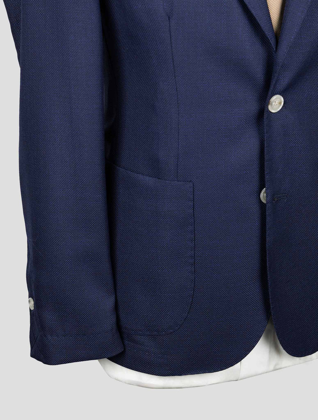 Barba Napoli Blue Virgin Wool Blazer BBZ3 6