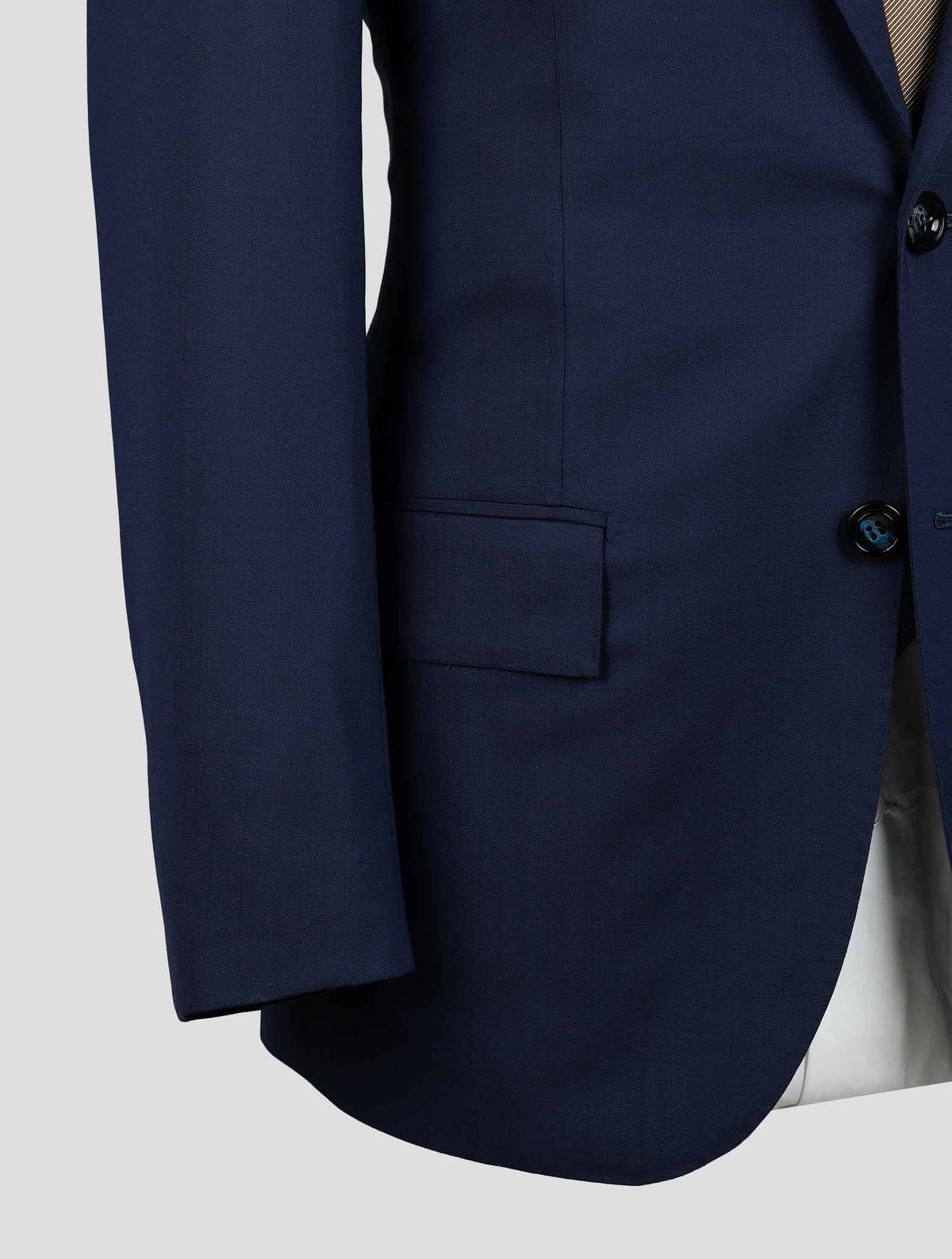 Kiton Blue Virgin Wool Suit KVZ3 7