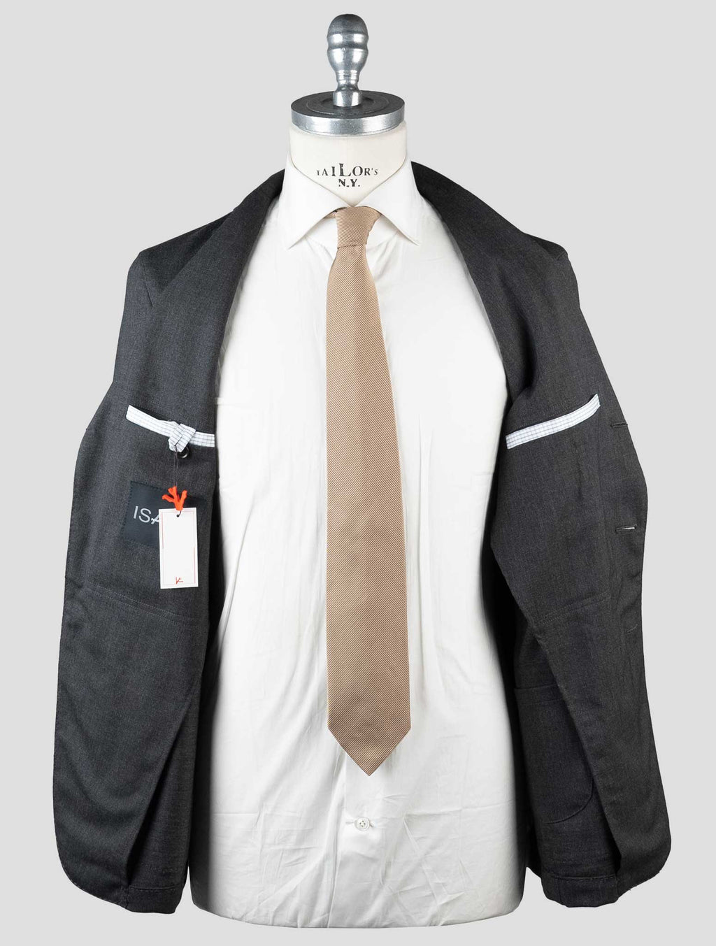Isaia Dark Gray Wool Suit 7