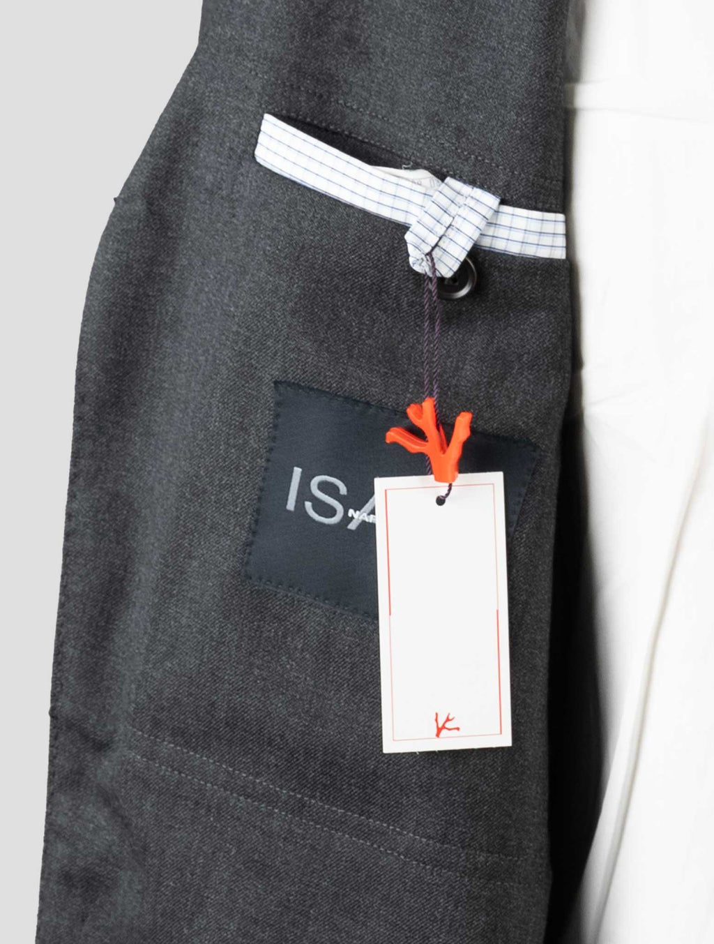 Isaia Dark Gray Wool Suit 8