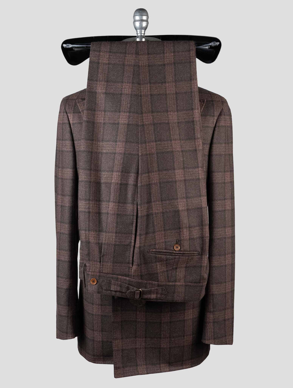 Isaia Brown Wool Cashmere Suit 6