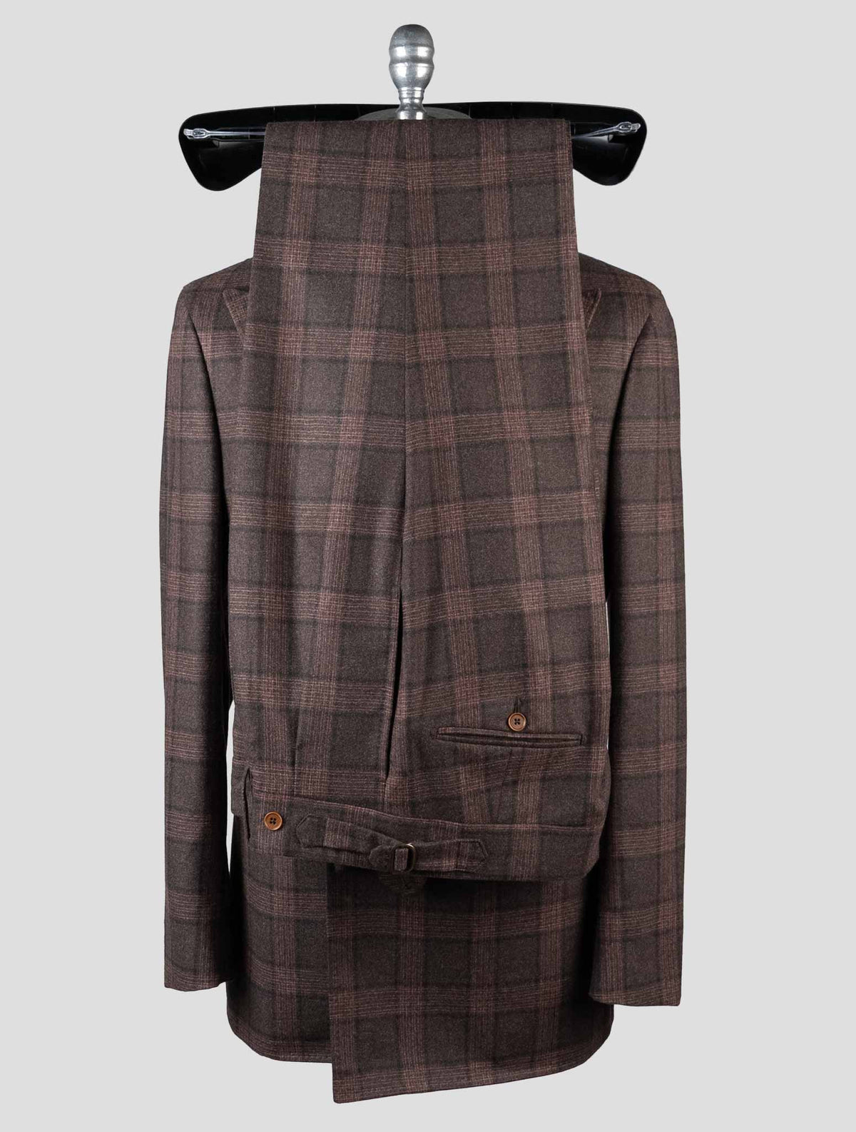Isaia Brown Wool Cashmere Suit 6
