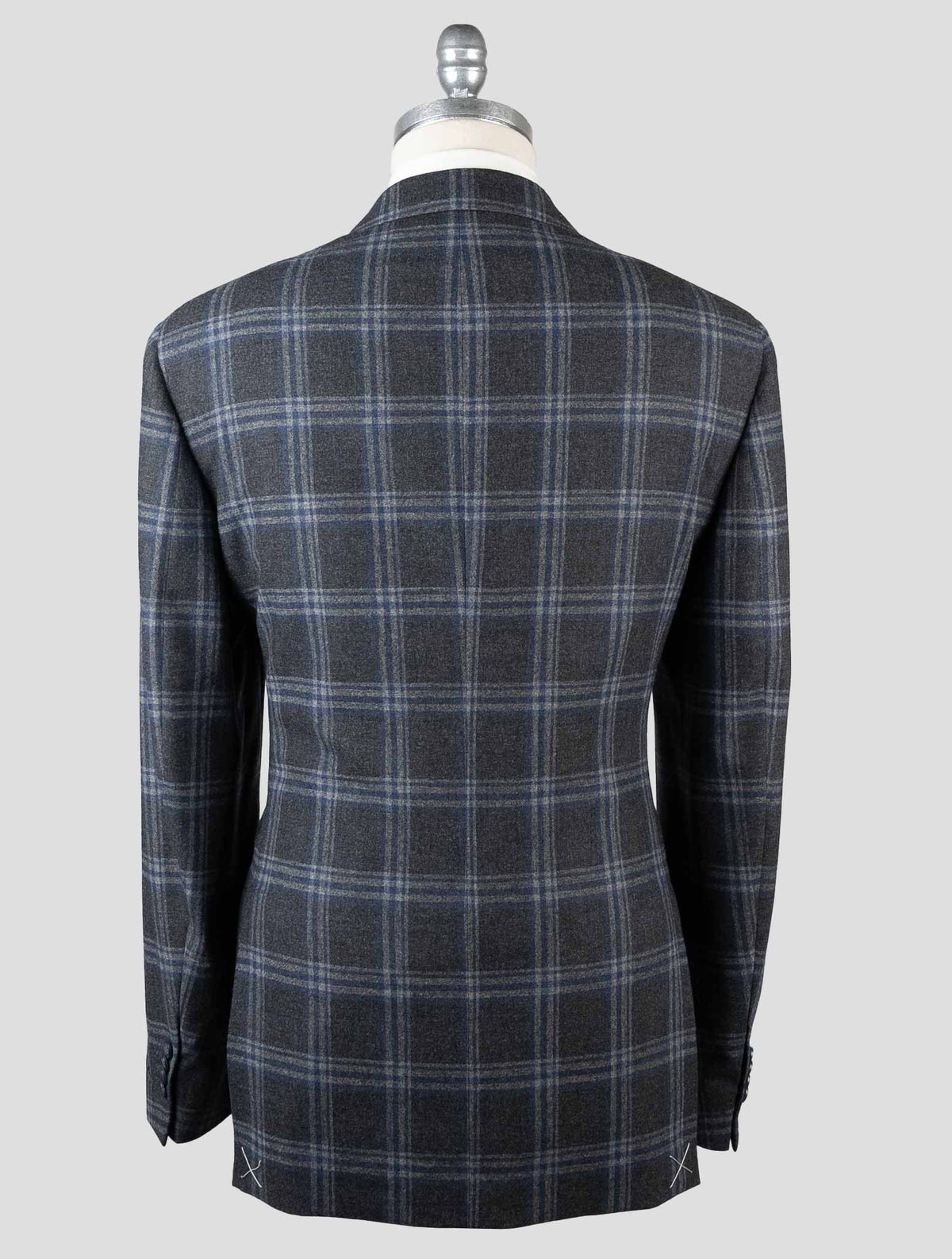 Isaia Gray Blue Virgin Wool Blazer 3