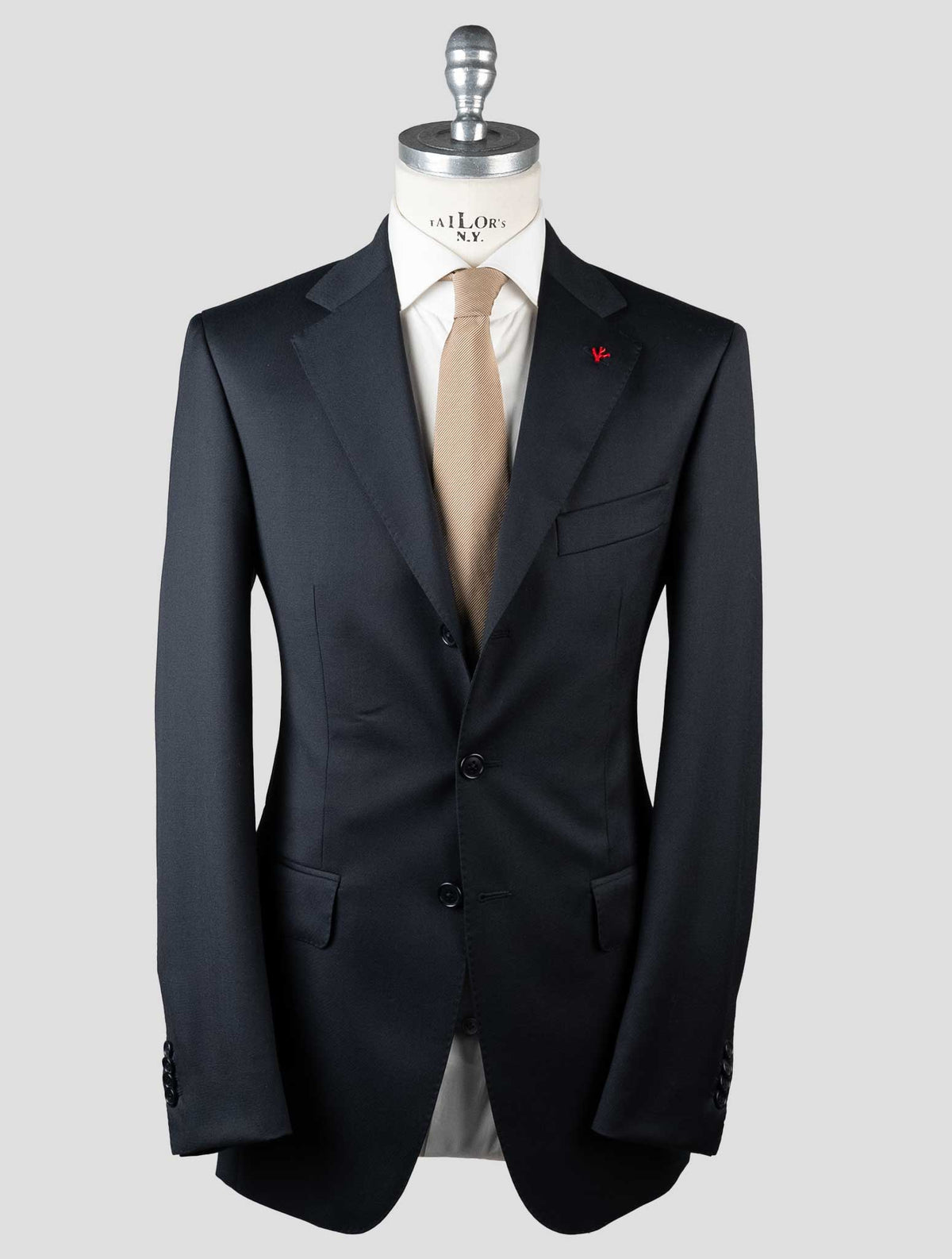 Isaia Blue Wool Blazer 1