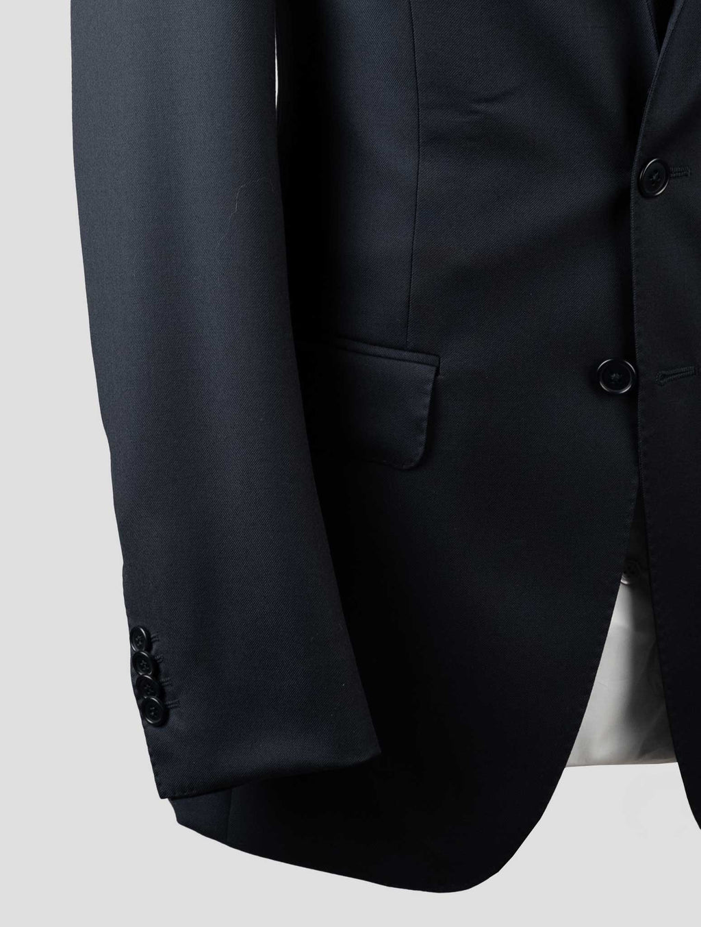 Isaia Blue Wool Blazer 4