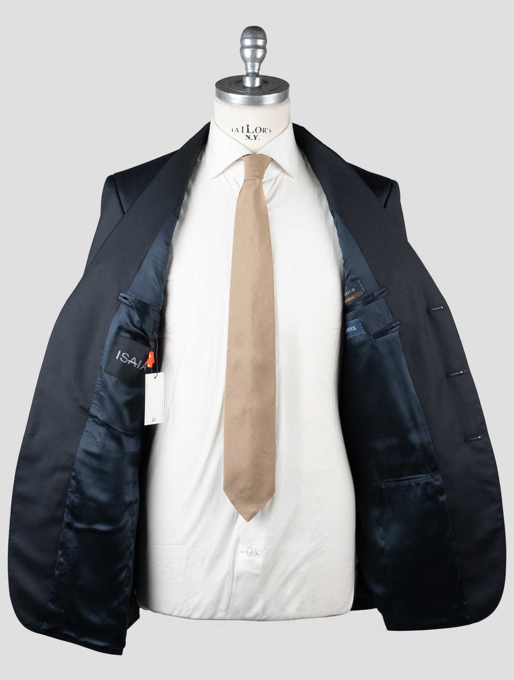 Isaia Blue Wool Blazer 6