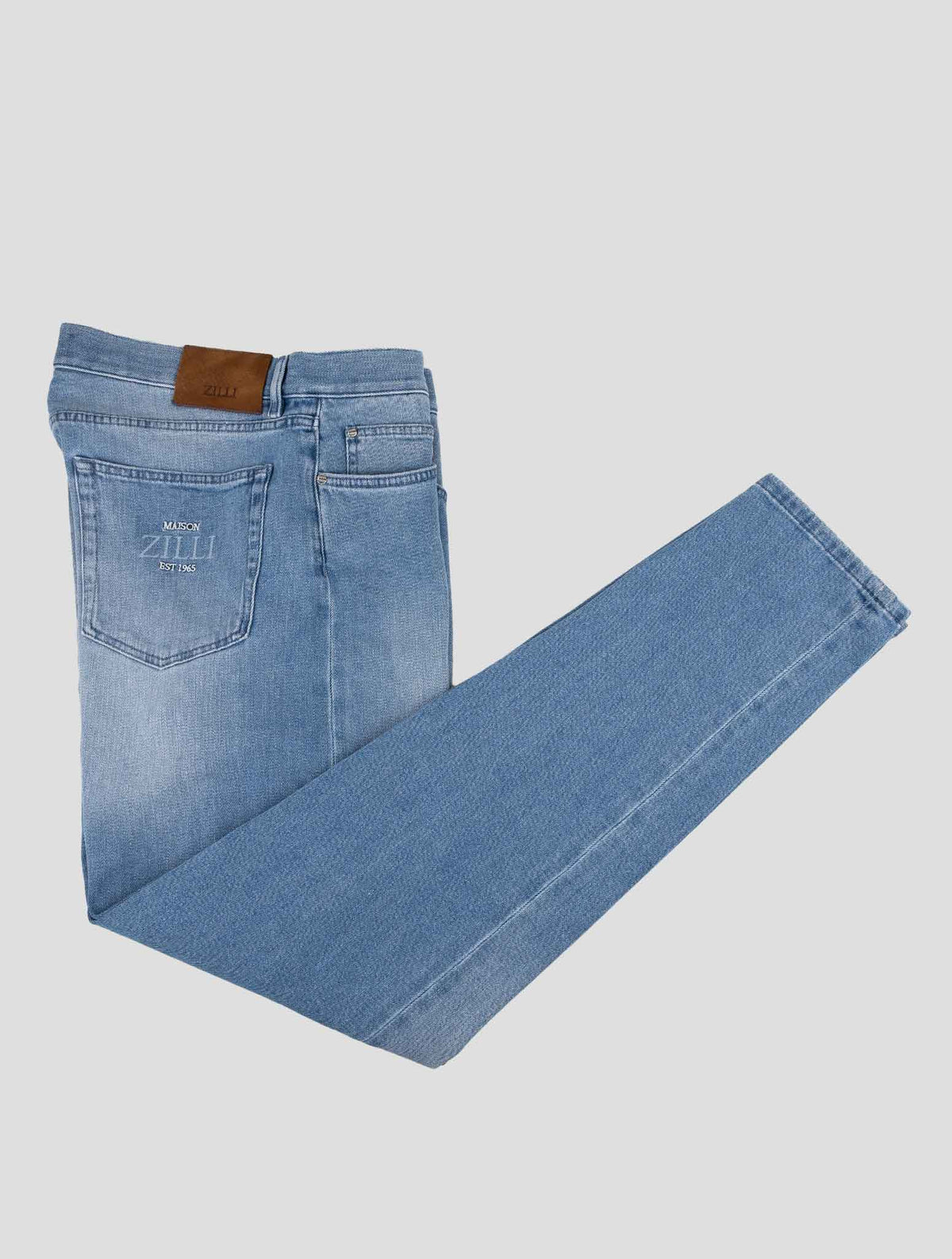 Zilli Light Blue Cotton Ea Jeans 1