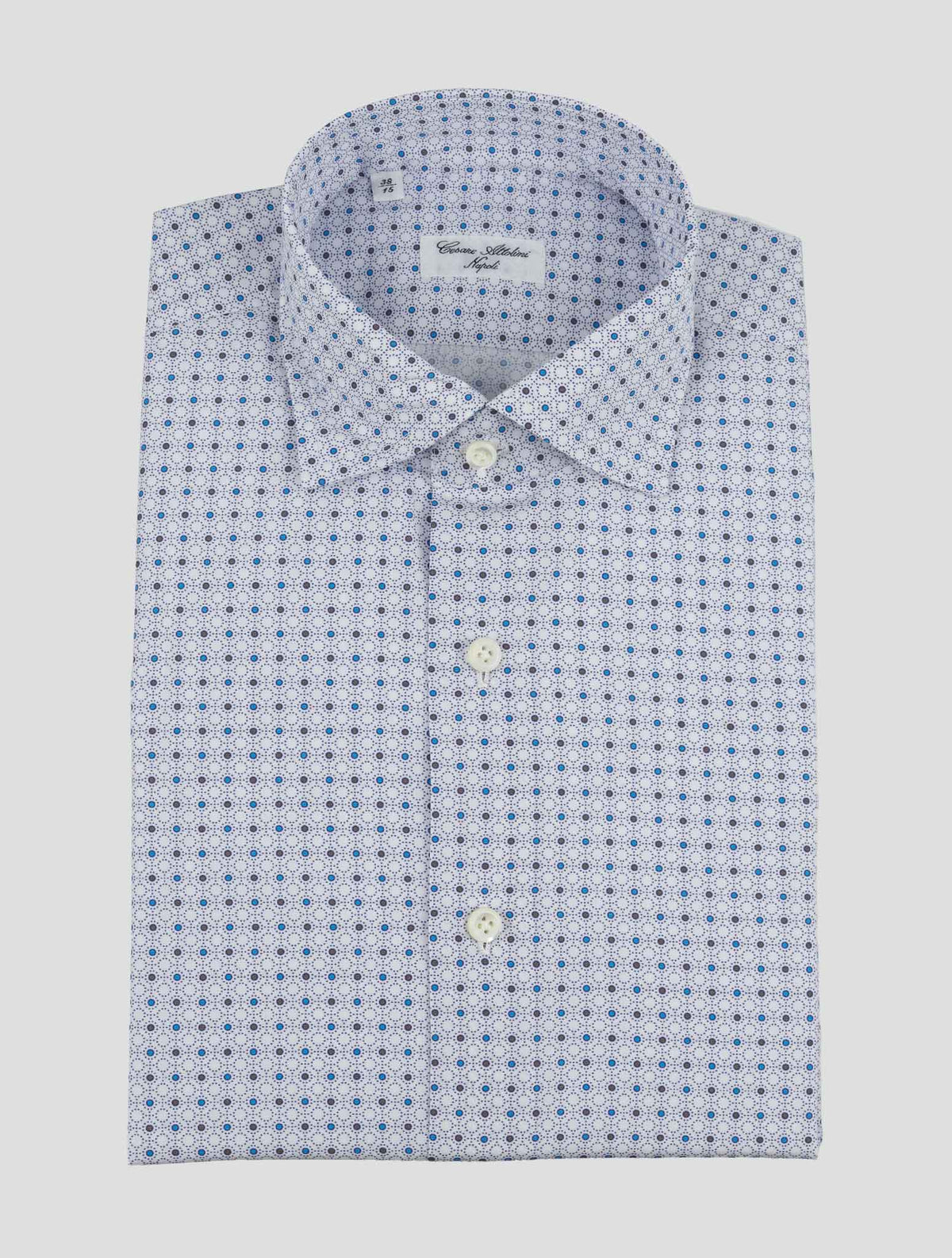 Cesare Attolini Multicolor Cotton Shirt 1