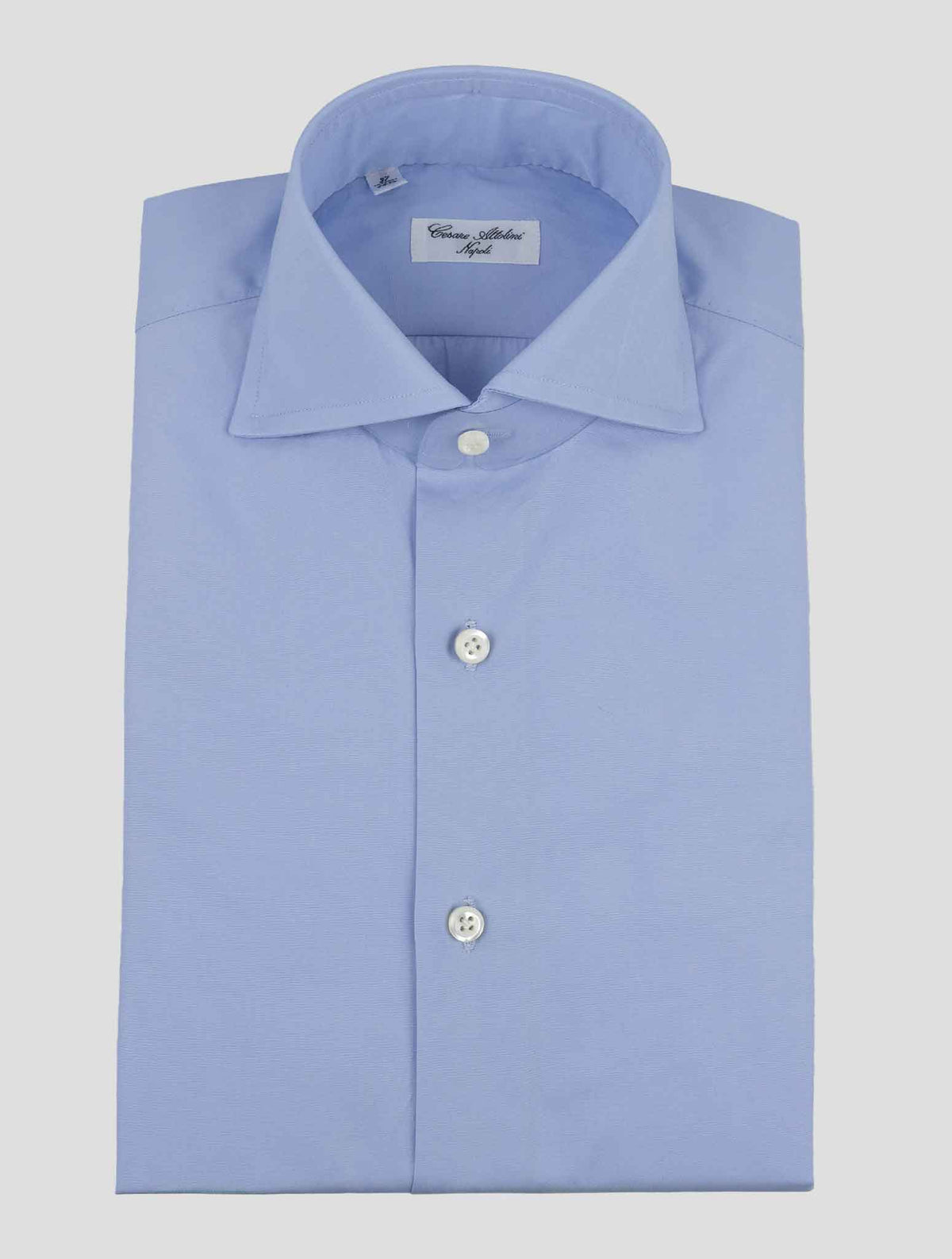 Cesare Attolini Light Blue Cotton Shirt 1