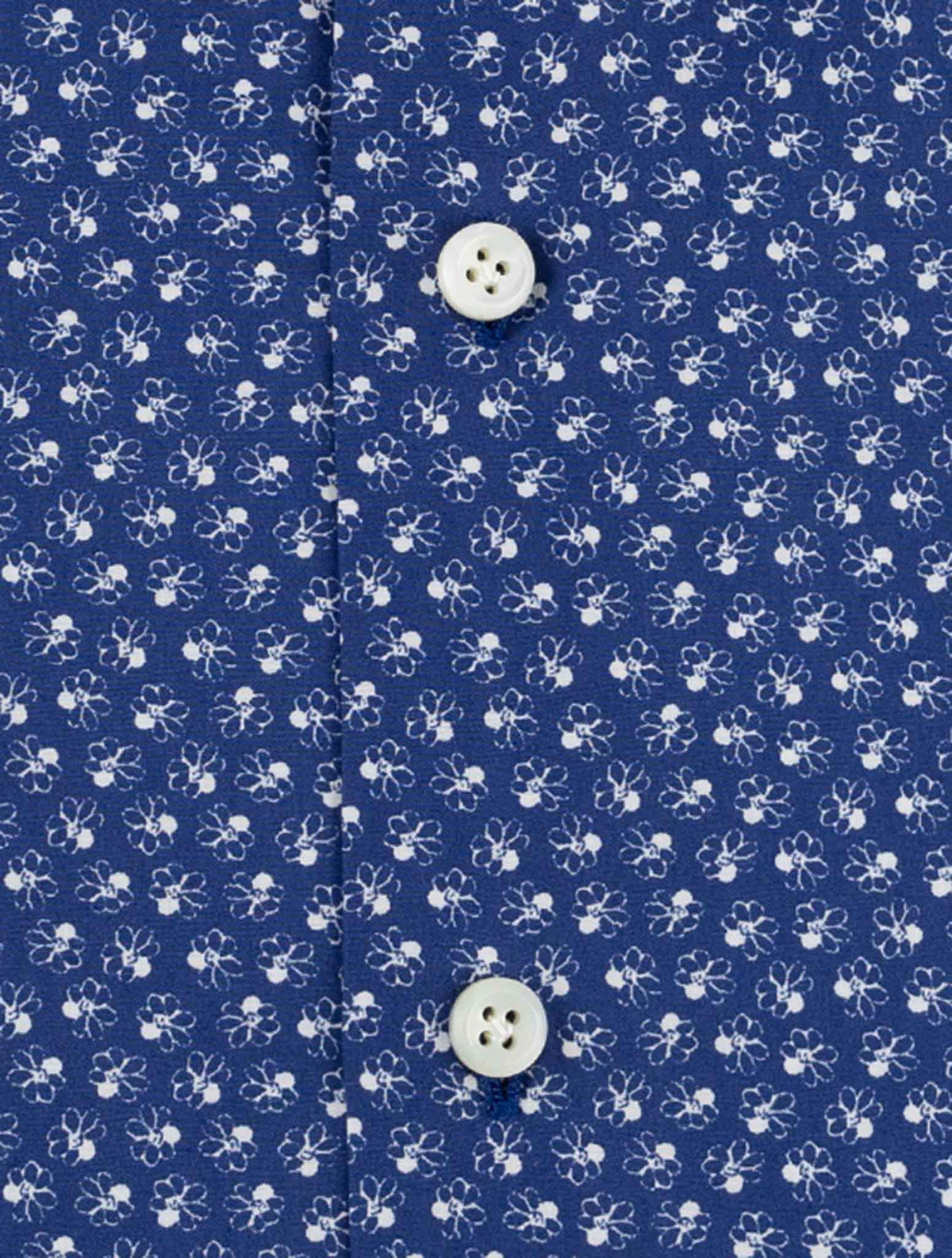 Cesare Attolini Blue White Cotton Shirt 3