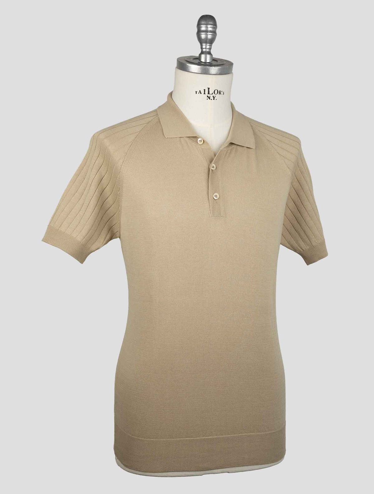 Luigi Borrelli Beige Cotton Polo 1