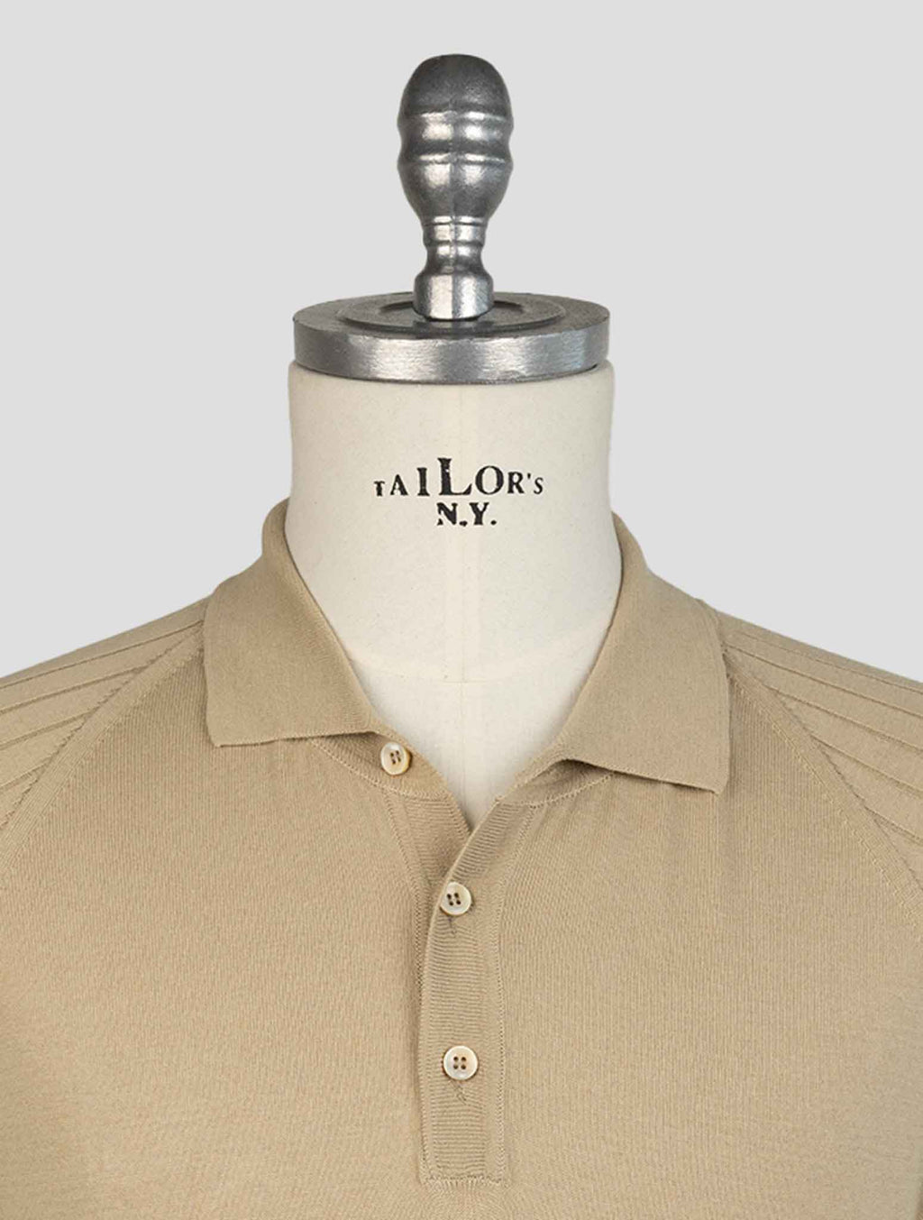 Luigi Borrelli Beige Cotton Polo 4