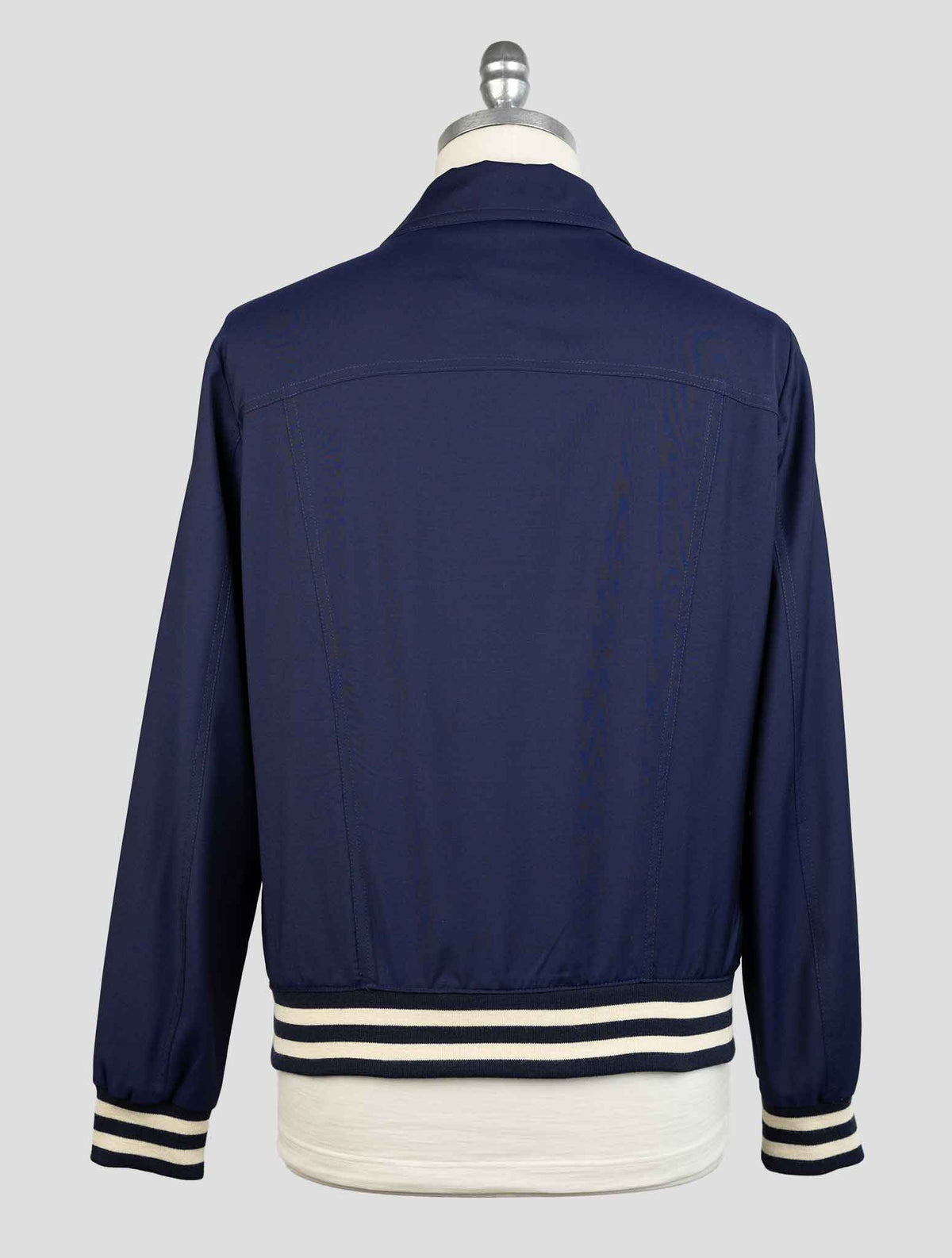 Luigi Borrelli Blue Virgin Wool Coat 3