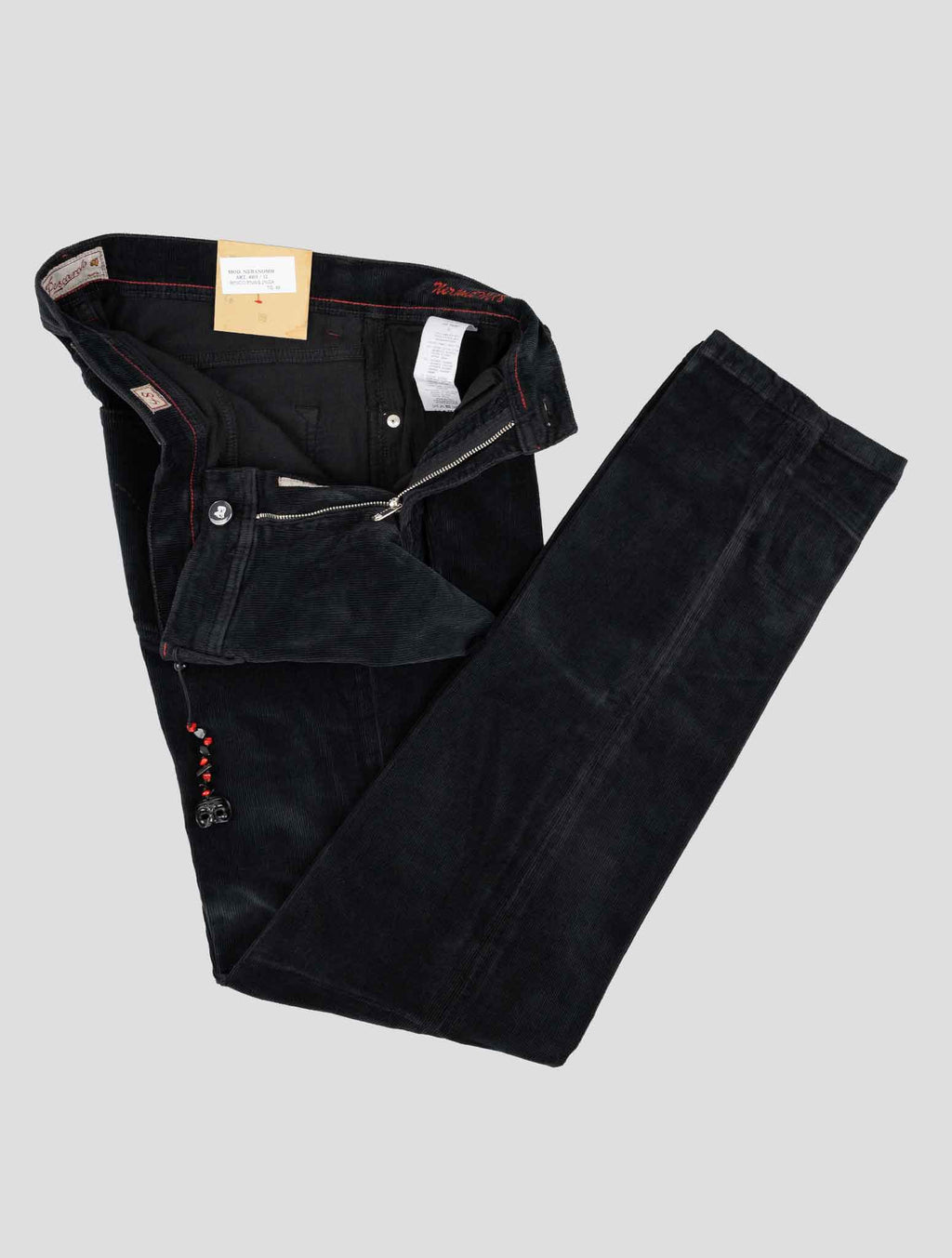 Marco Pescarolo Black Cotton Cashmere Ea Velvet Pants 2