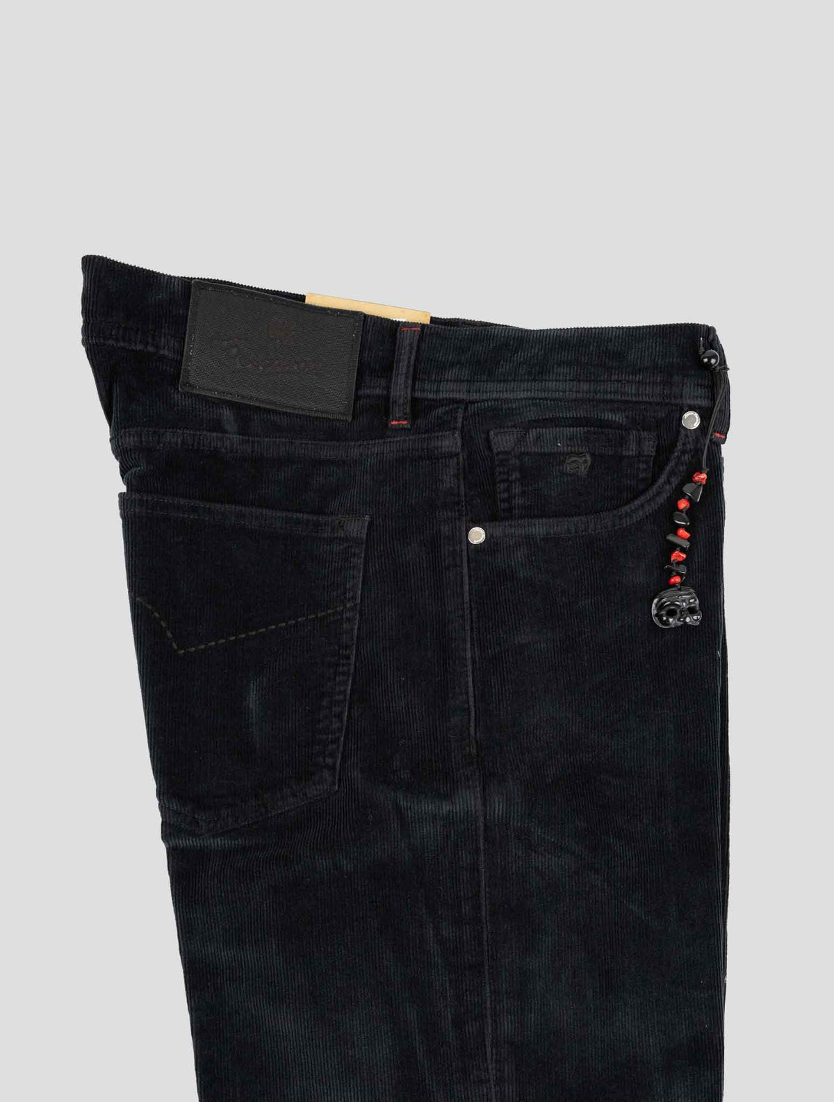 Marco Pescarolo Black Cotton Cashmere Ea Velvet Pants 3