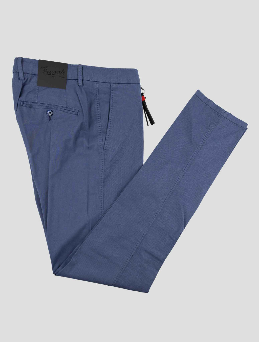 Marco Pescarolo Blue Lyocell Cotton Ea Pants 1