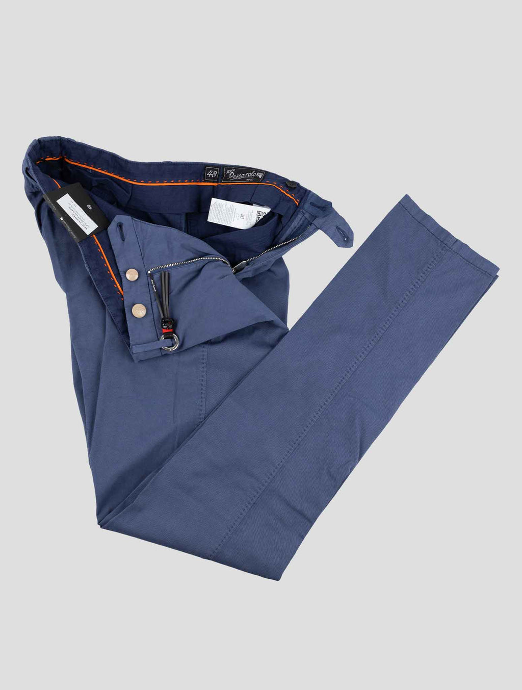 Marco Pescarolo Blue Lyocell Cotton Ea Pants 2