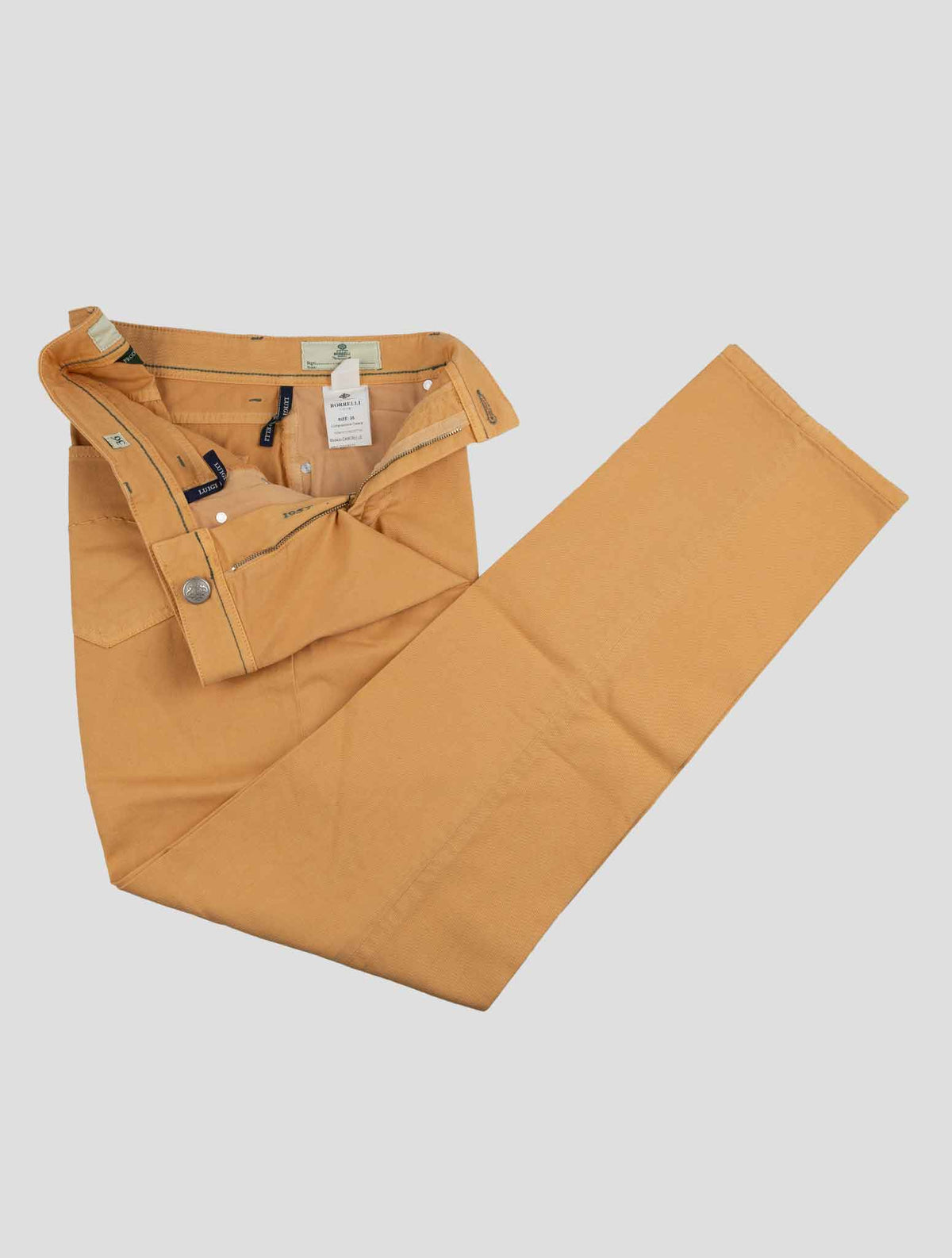 Luigi Borrelli Orange Cotton Ea Jeans 2