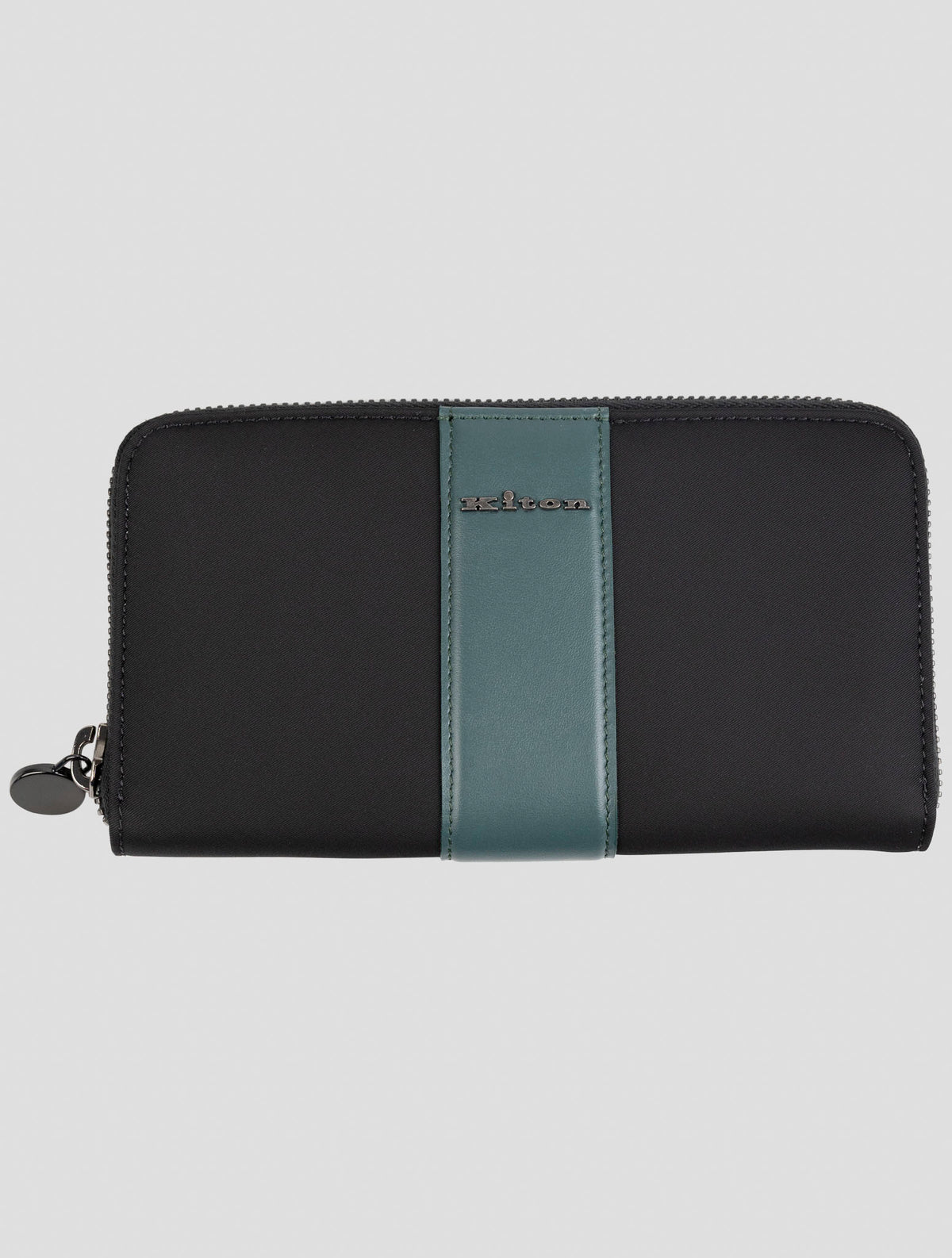 Kiton Black Pa Pc Leather Wallet 1