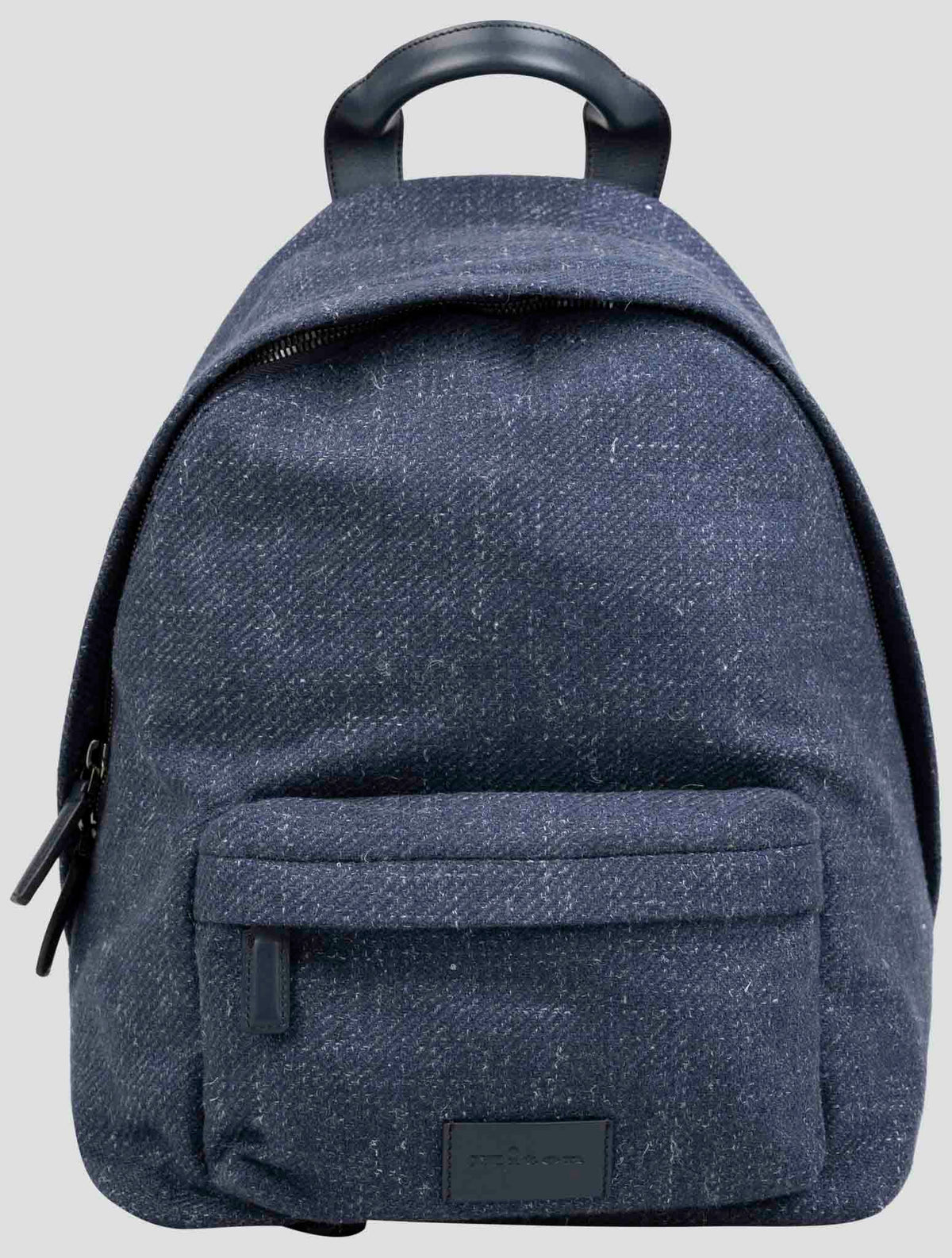 Kiton Blue Cashmere Virgin Wool Silk Linen Backpack 1