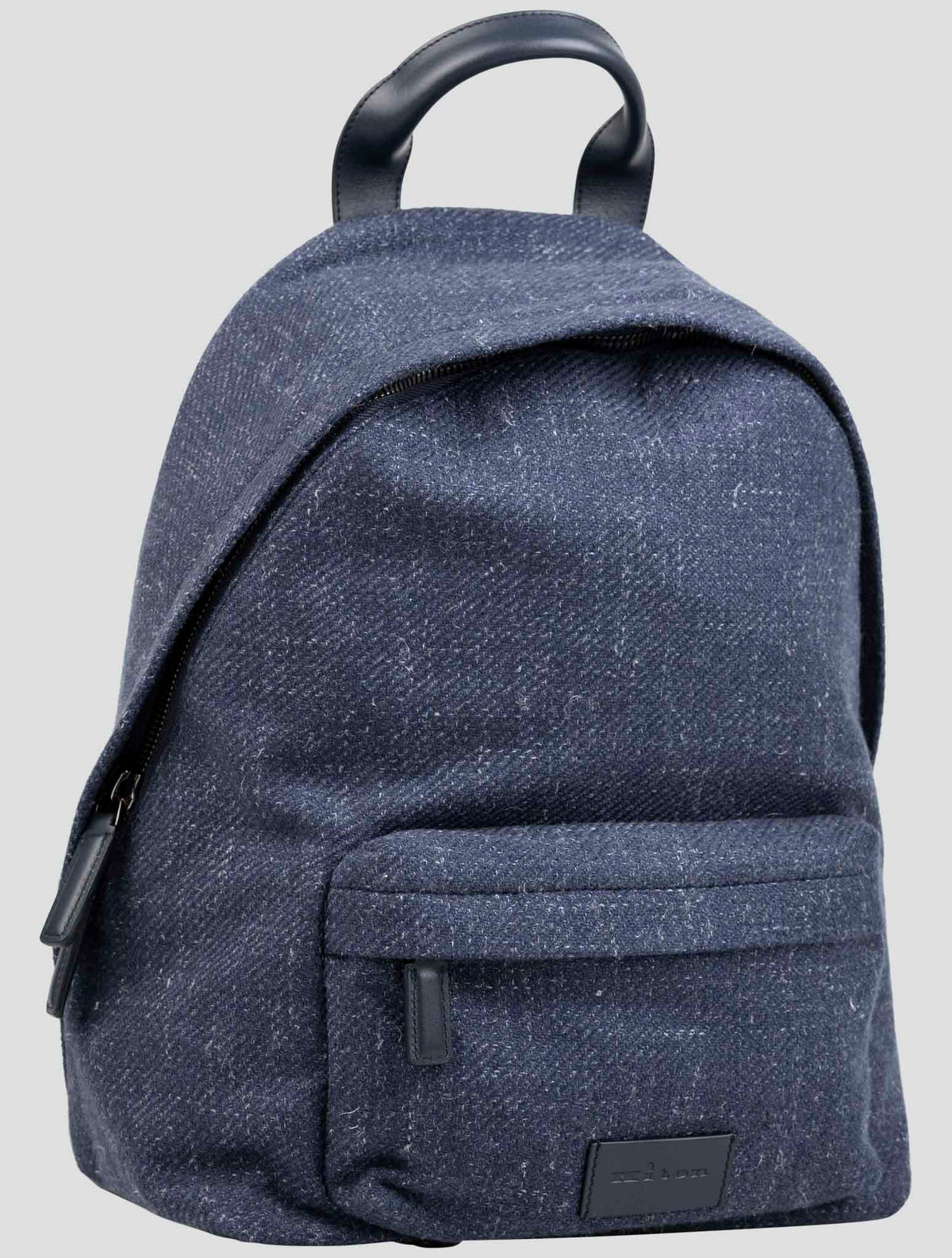 Kiton Blue Cashmere Virgin Wool Silk Linen Backpack 2