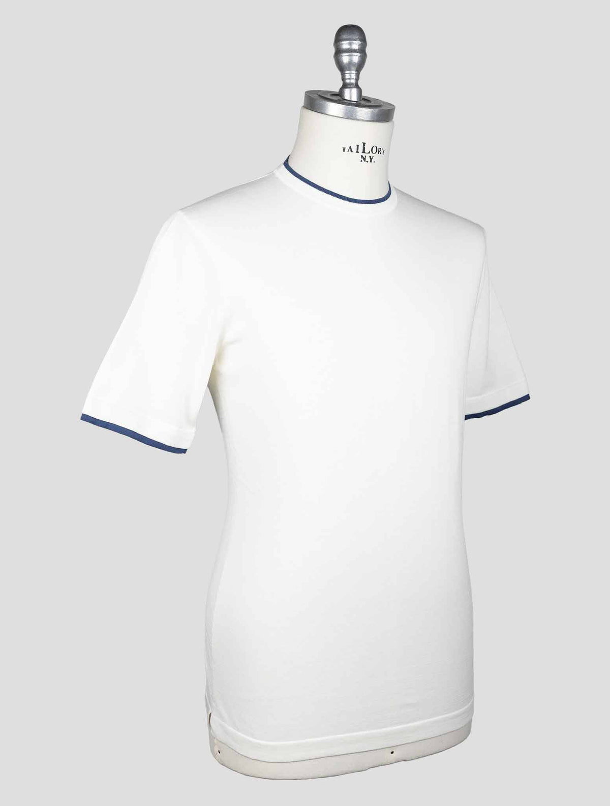 Cesare Attolini White Cotton T-Shirt AMZ3 2