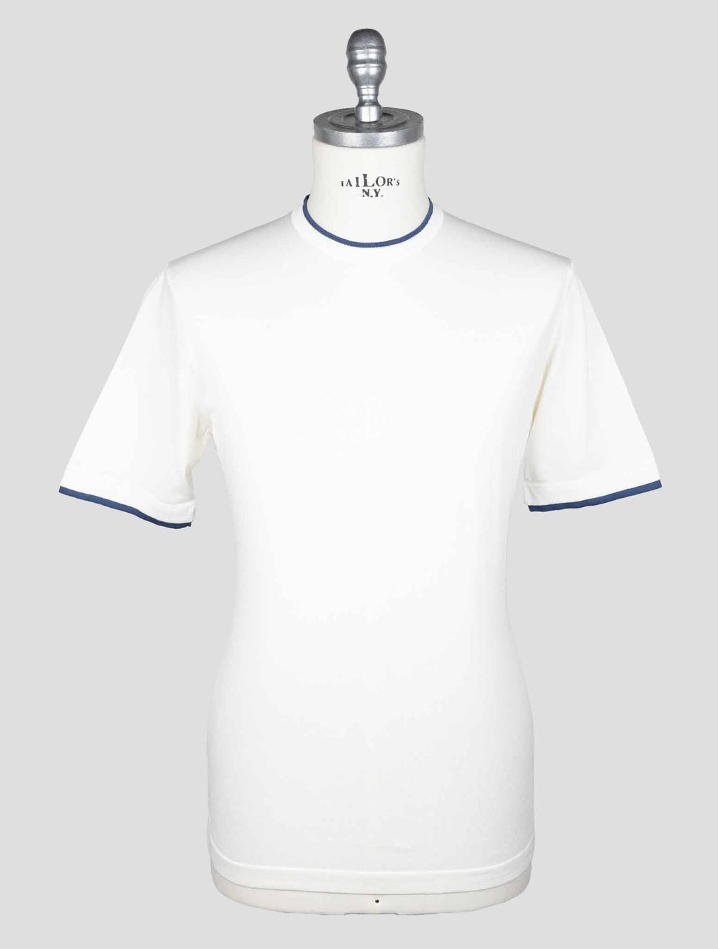 Cesare Attolini White Cotton T-Shirt AMZ3 4