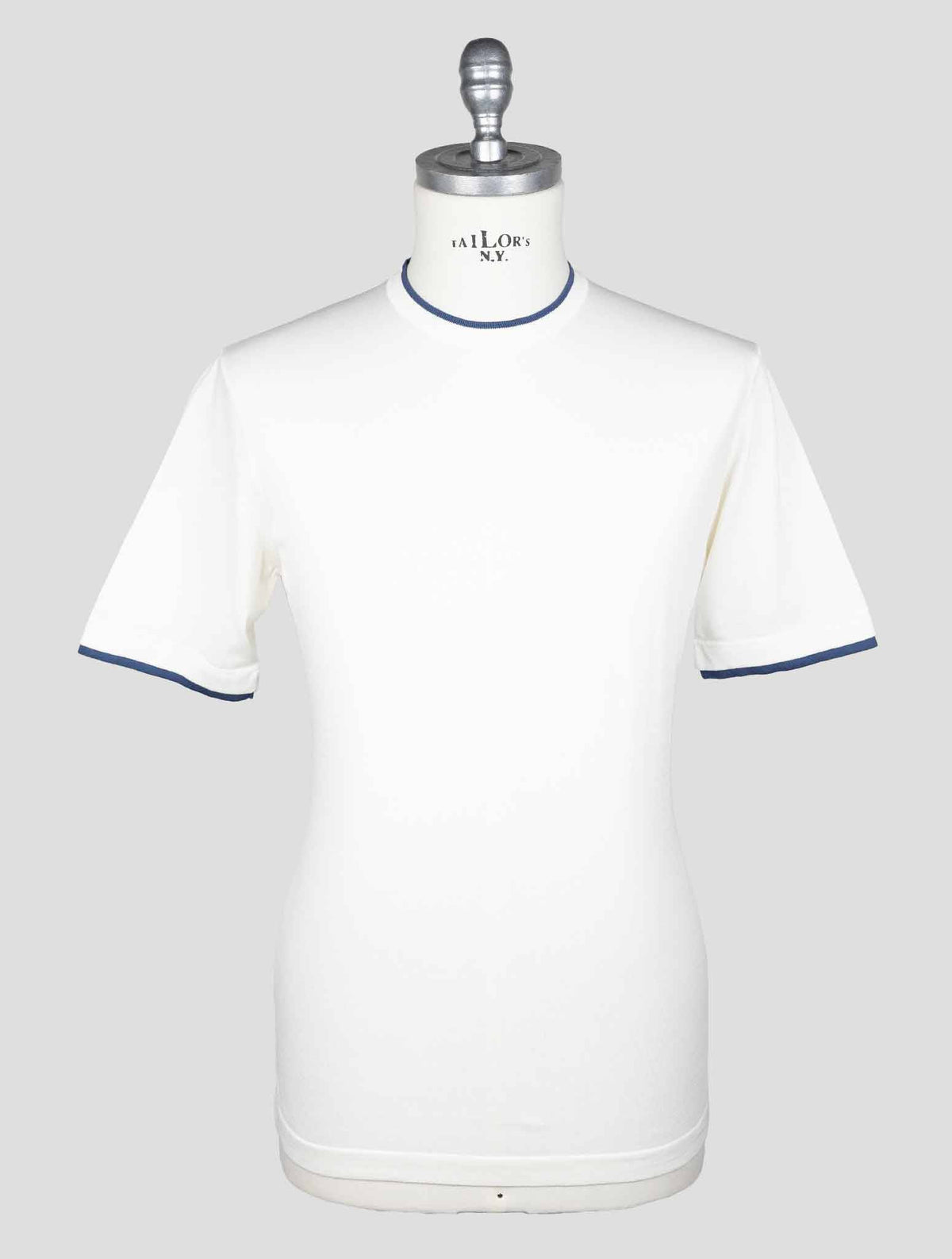 Cesare Attolini White Cotton T-Shirt AMZ3 4