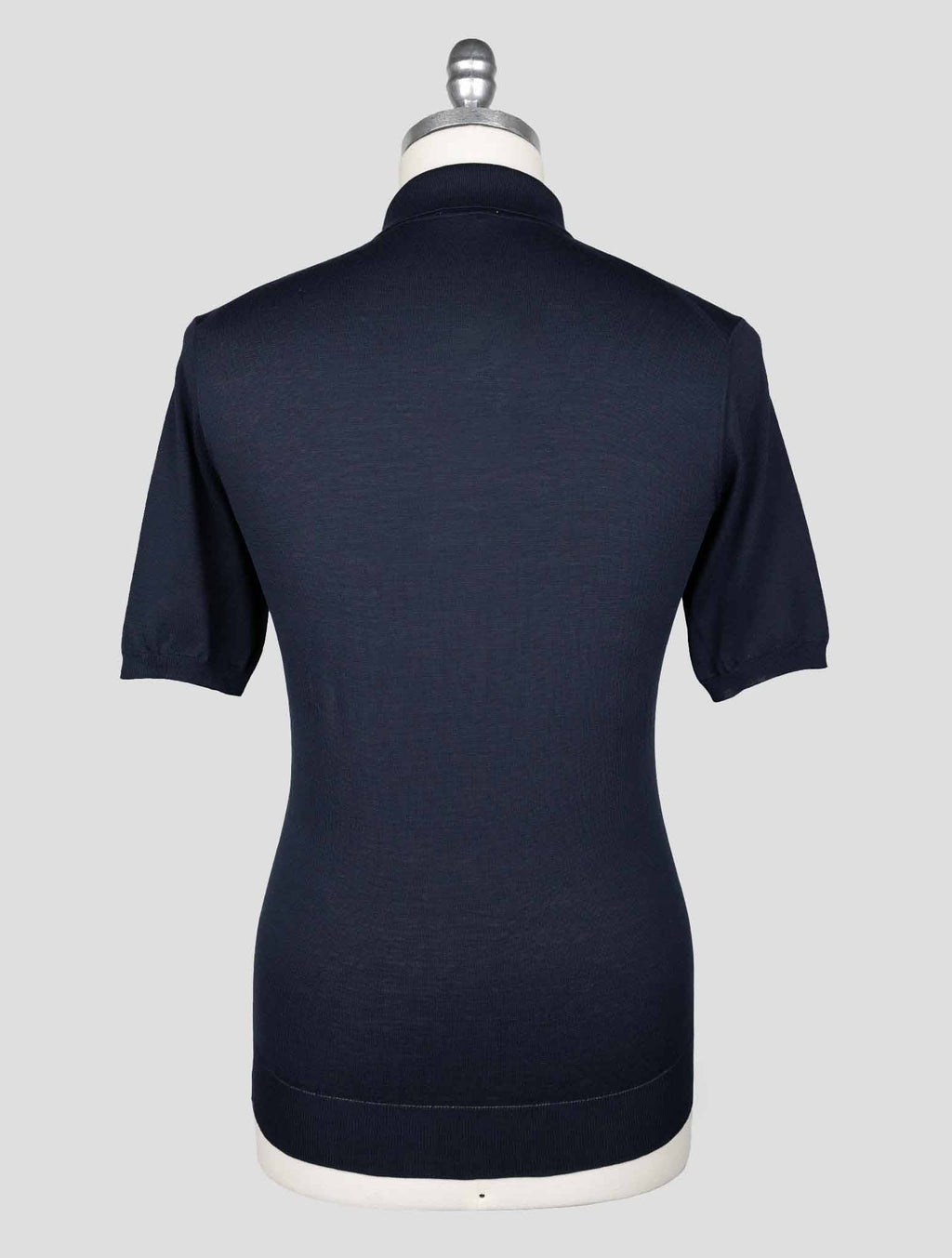 Cesare Attolini Dark Blue Cotton Polo AMZ8 3