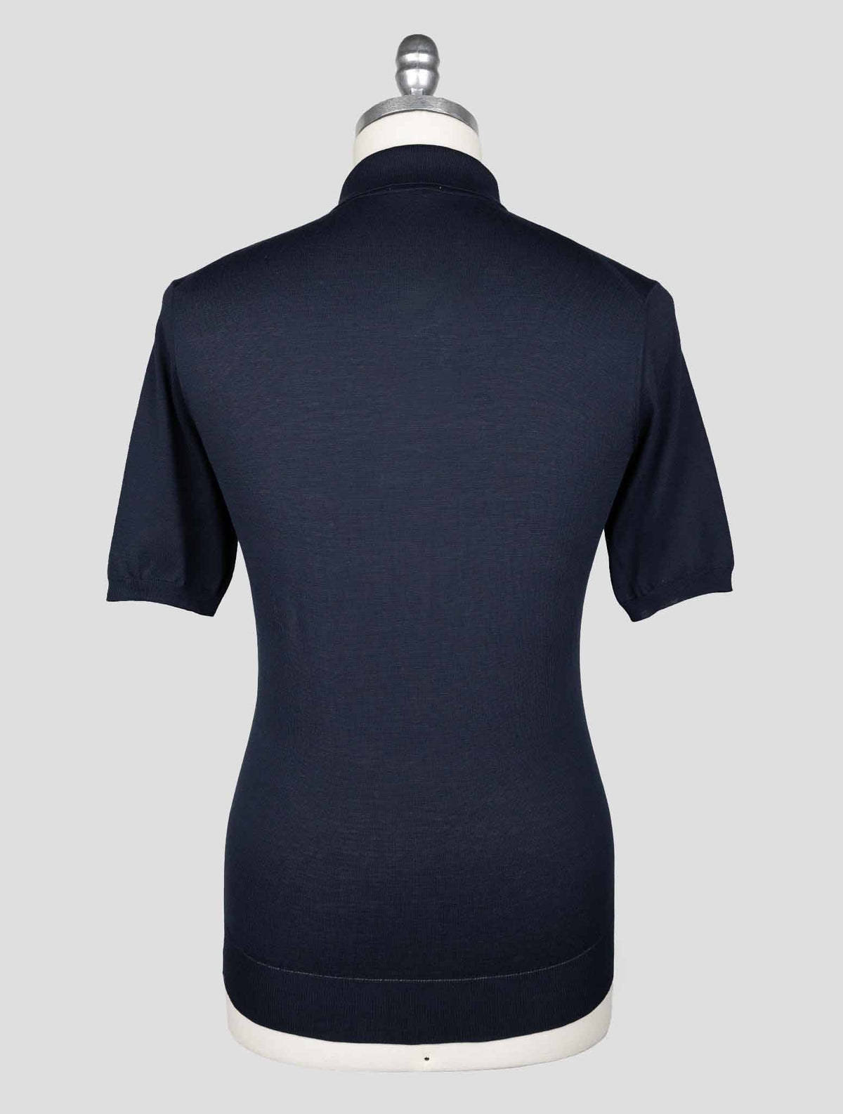 Cesare Attolini Dark Blue Cotton Polo AMZ8 3