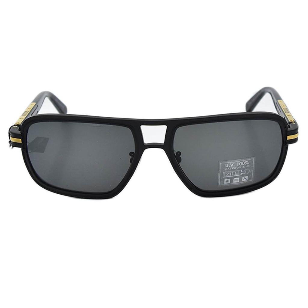 ZILLI Black Titanium Acetate Sunglasses 1
