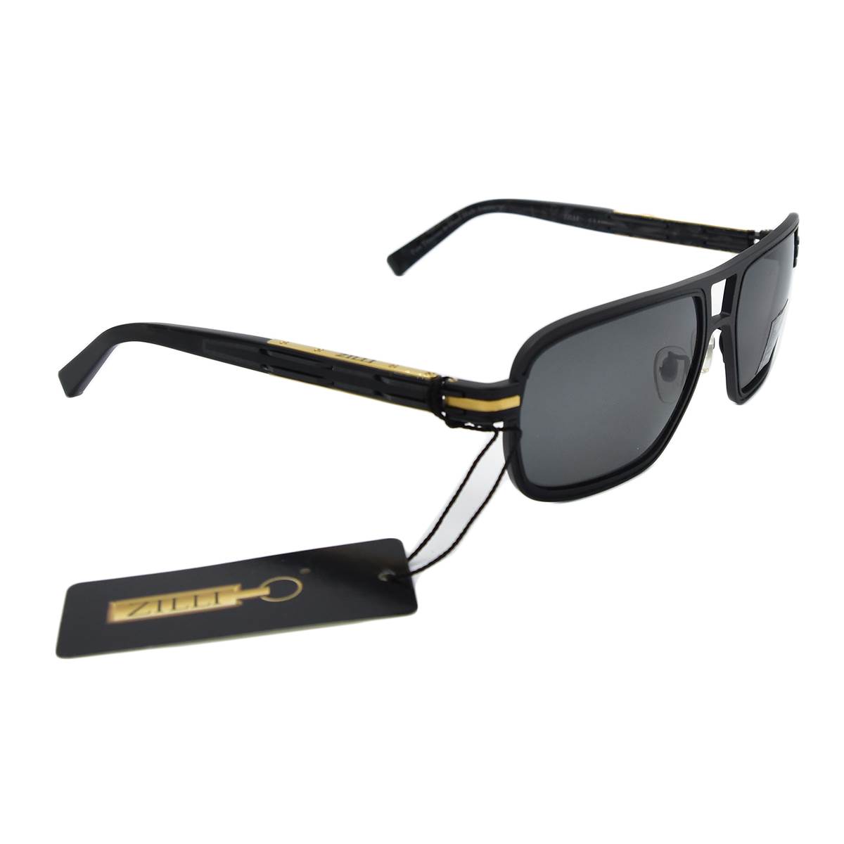 ZILLI Black Titanium Acetate Sunglasses 2