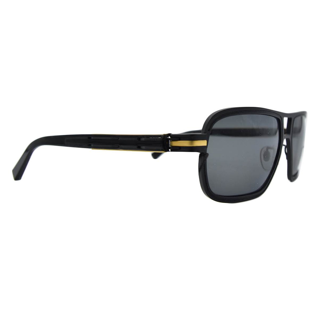 ZILLI Black Titanium Acetate Sunglasses 3