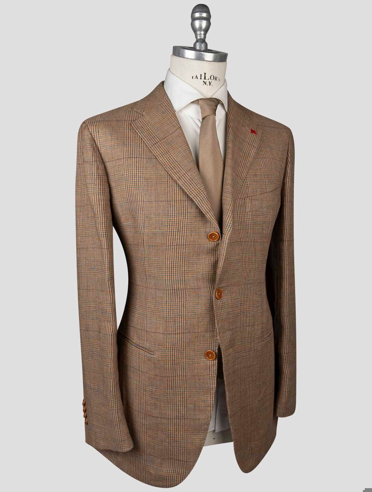 Isaia Multicolor Linen Blazer 2