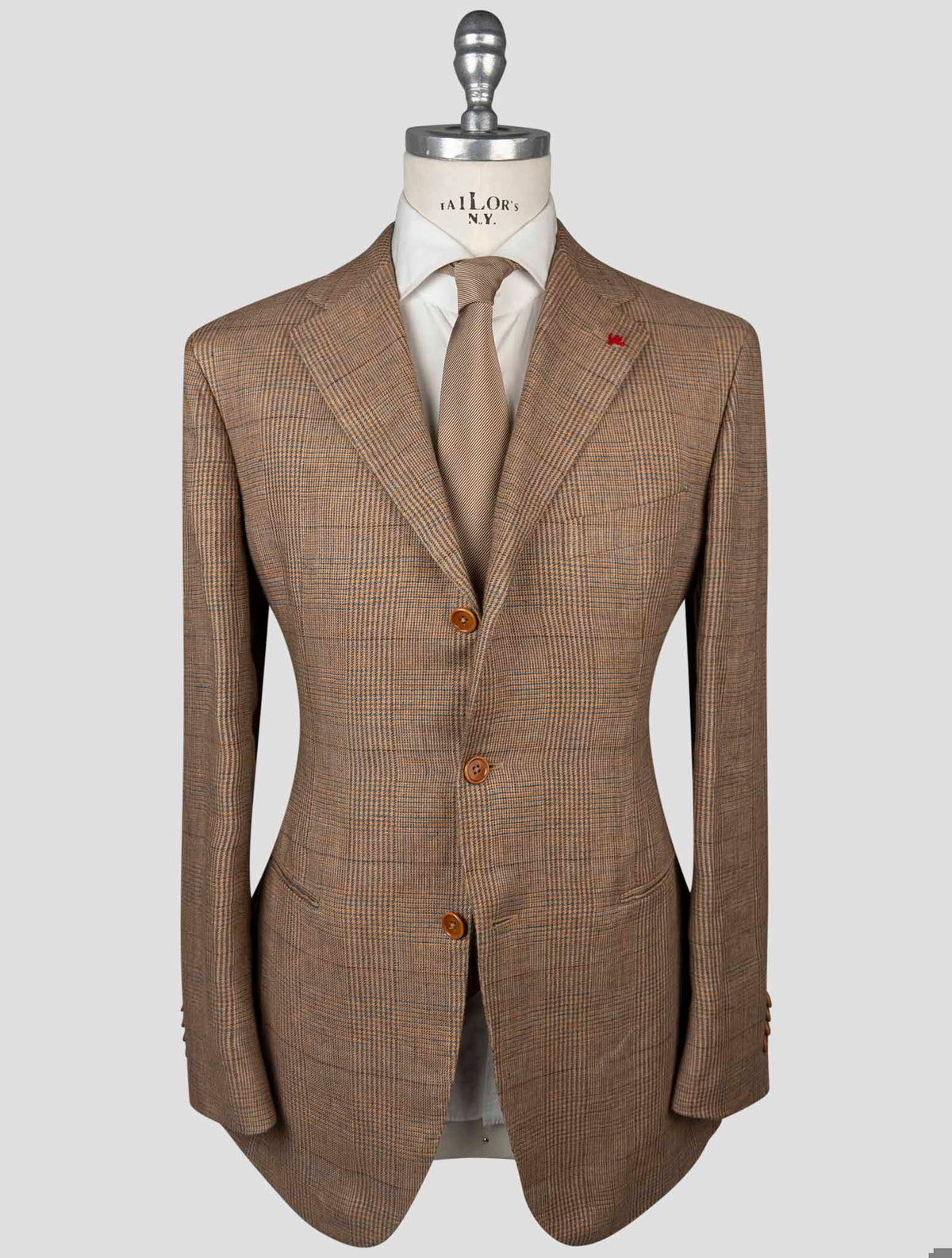 Isaia Multicolor Linen Blazer 5