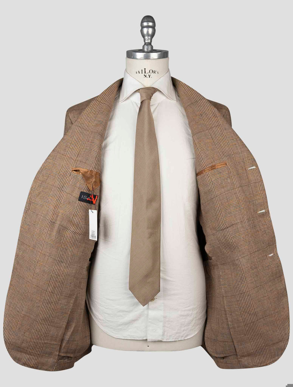 Isaia Multicolor Linen Blazer 6