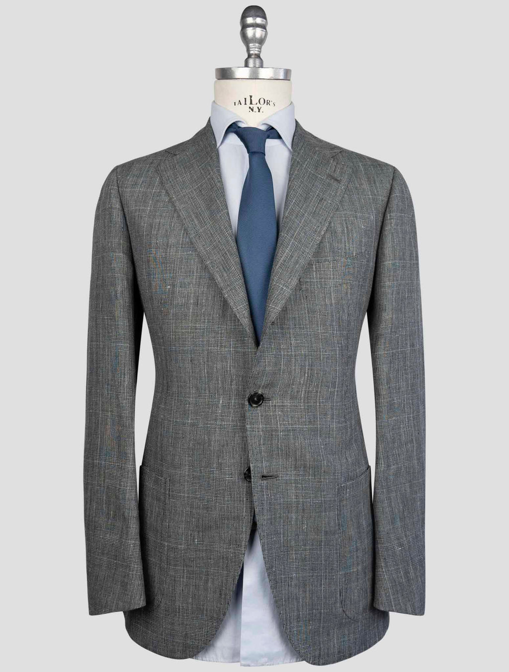 Cesare Attolini Gray Wool Linen Blazer 1