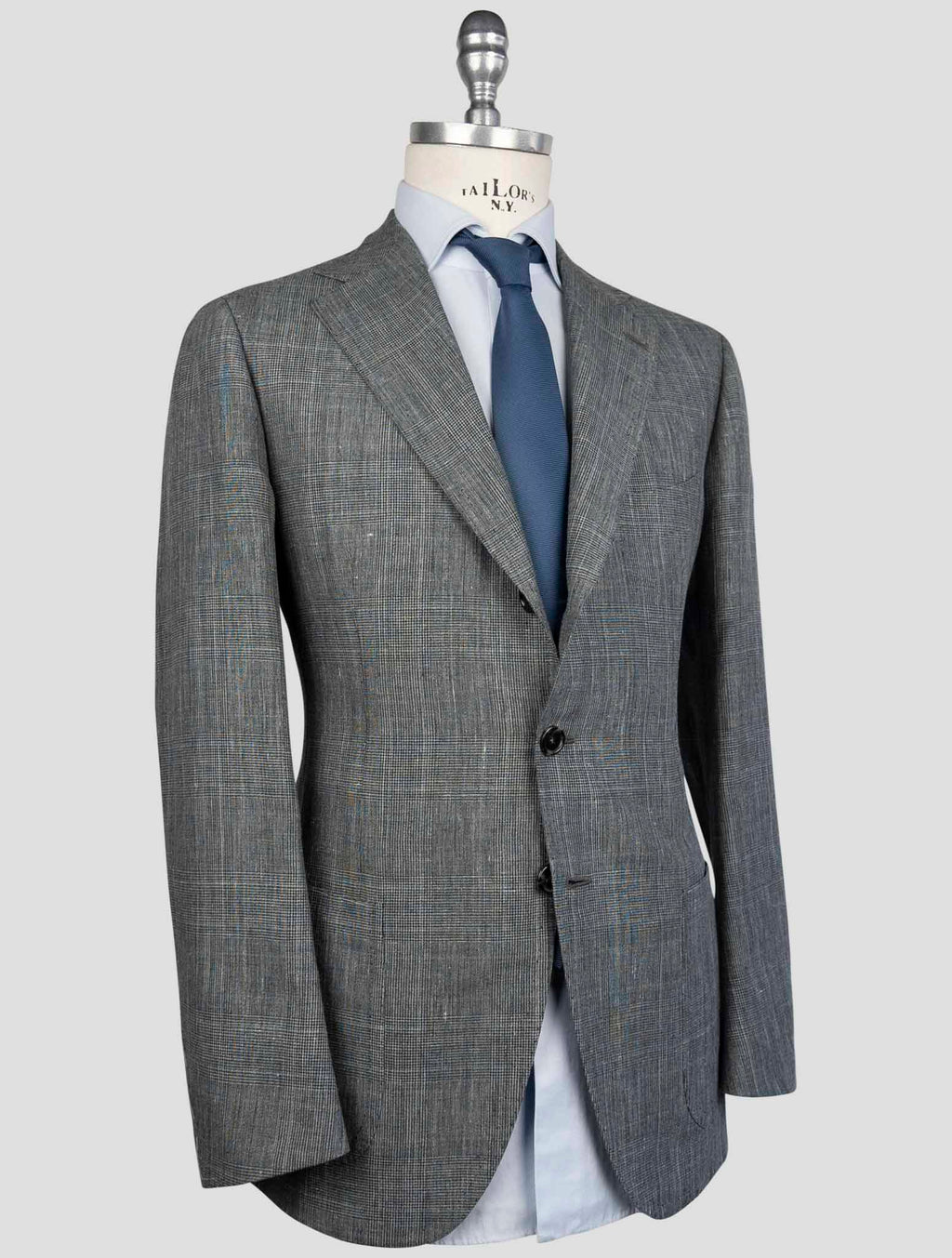 Cesare Attolini Gray Wool Linen Blazer 2