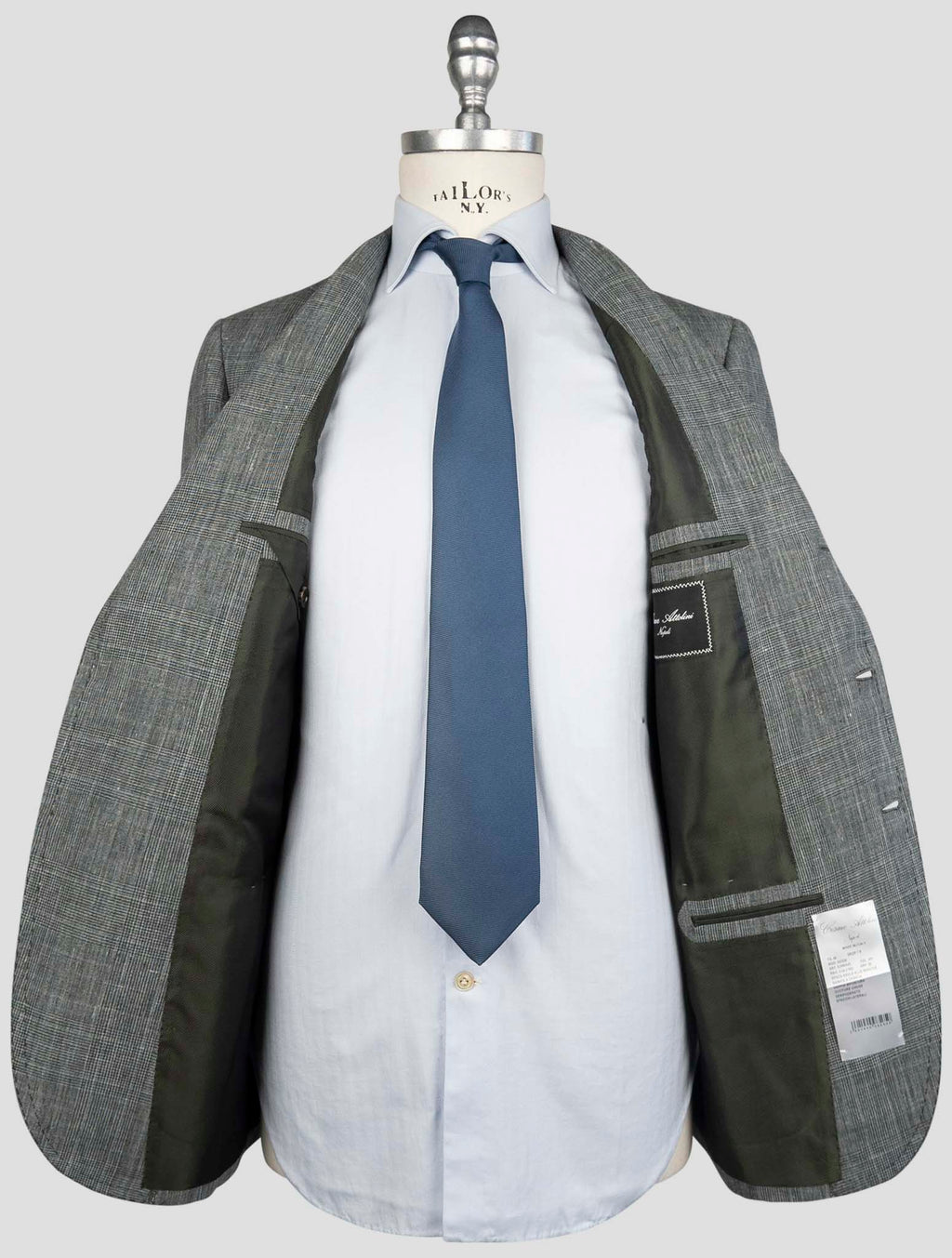 Cesare Attolini Gray Wool Linen Blazer 6
