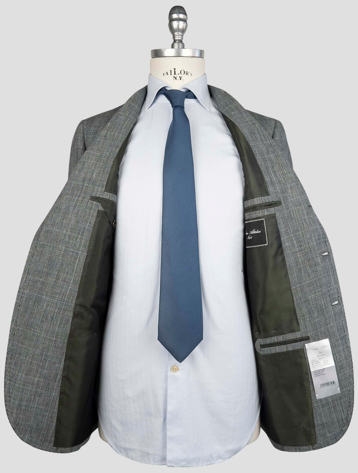 Cesare Attolini Gray Wool Linen Blazer 6