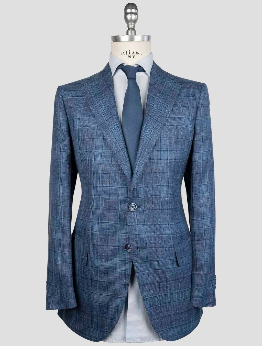 Cesare Attolini Blue Cashmere Silk Linen Blazer 1