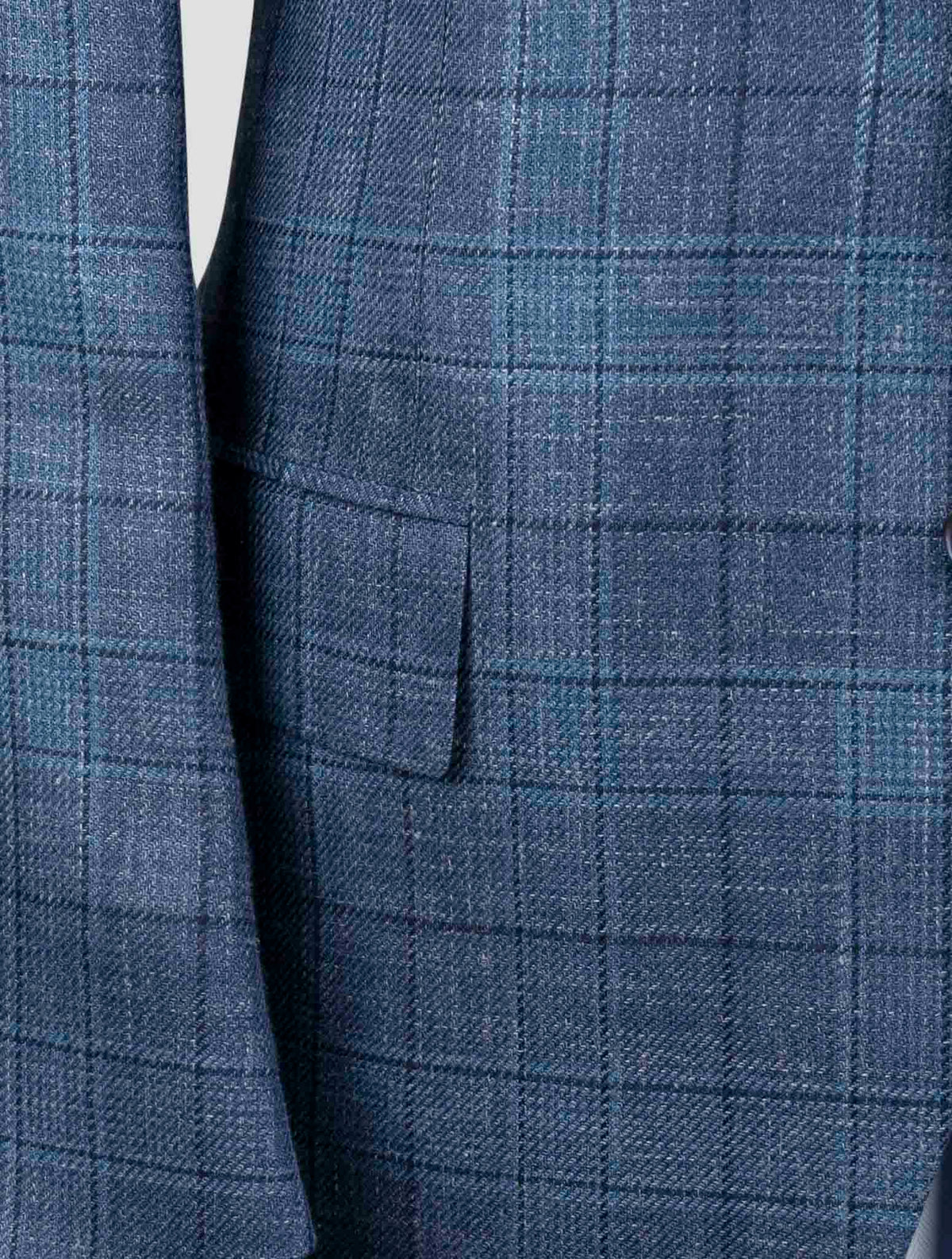 Cesare Attolini Blue Cashmere Silk Linen Blazer 5