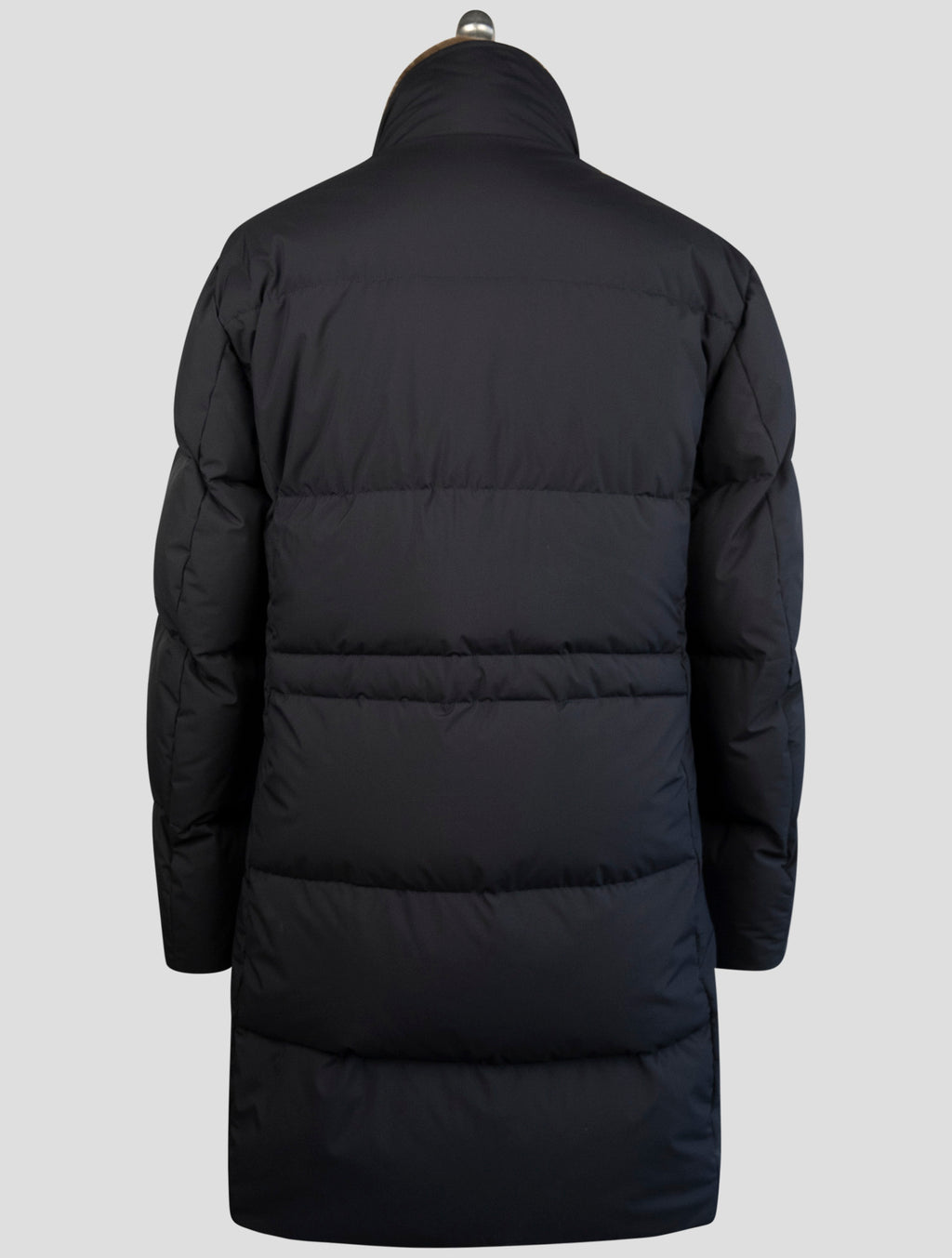 Cesare Attolini  Blue Pl Fur Collar Coat 3