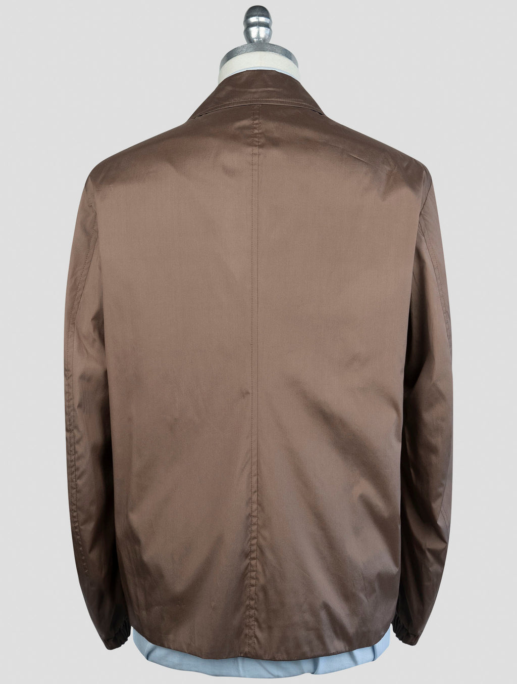 Cesare Attolini Brown Blue Silk Reverse Coat 3