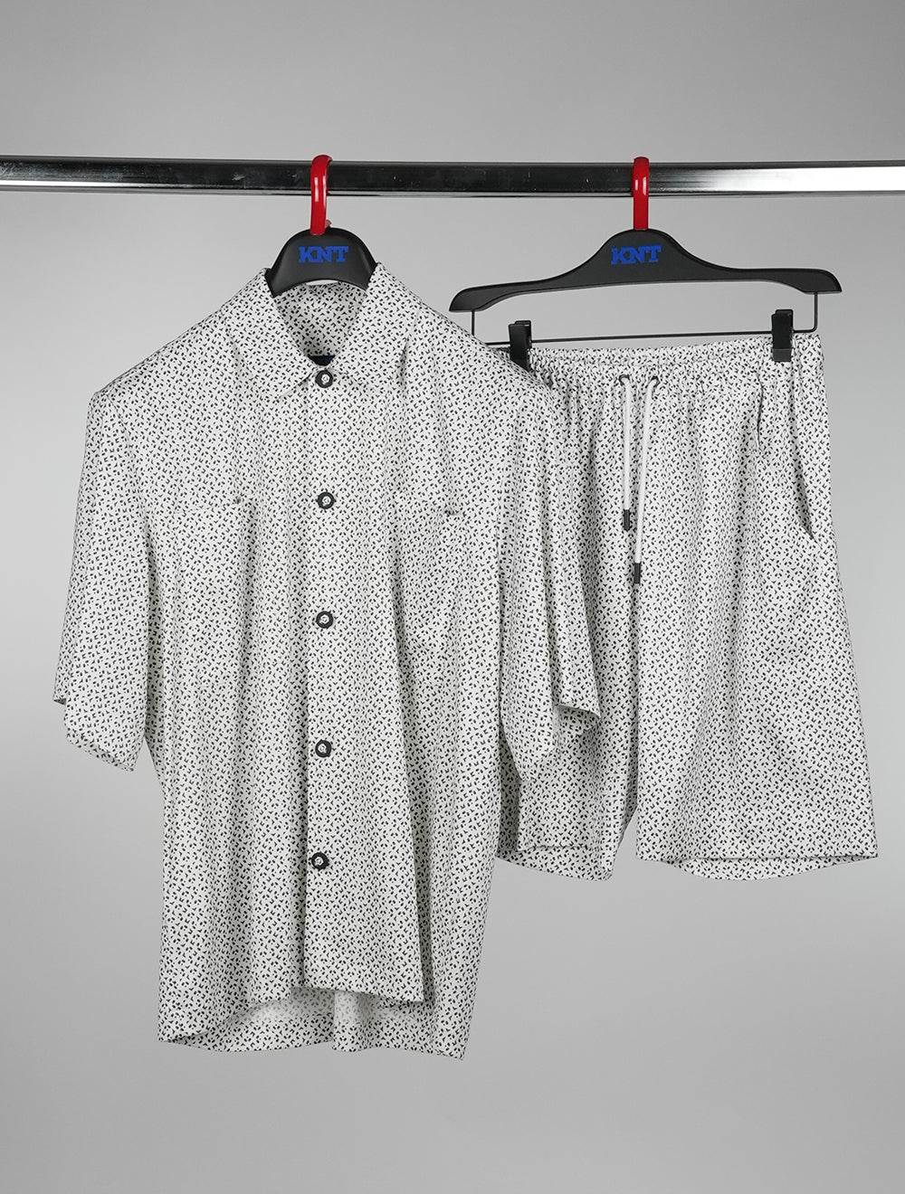 KNT Kiton White Black Cotton Tracksuit Special Edition 1