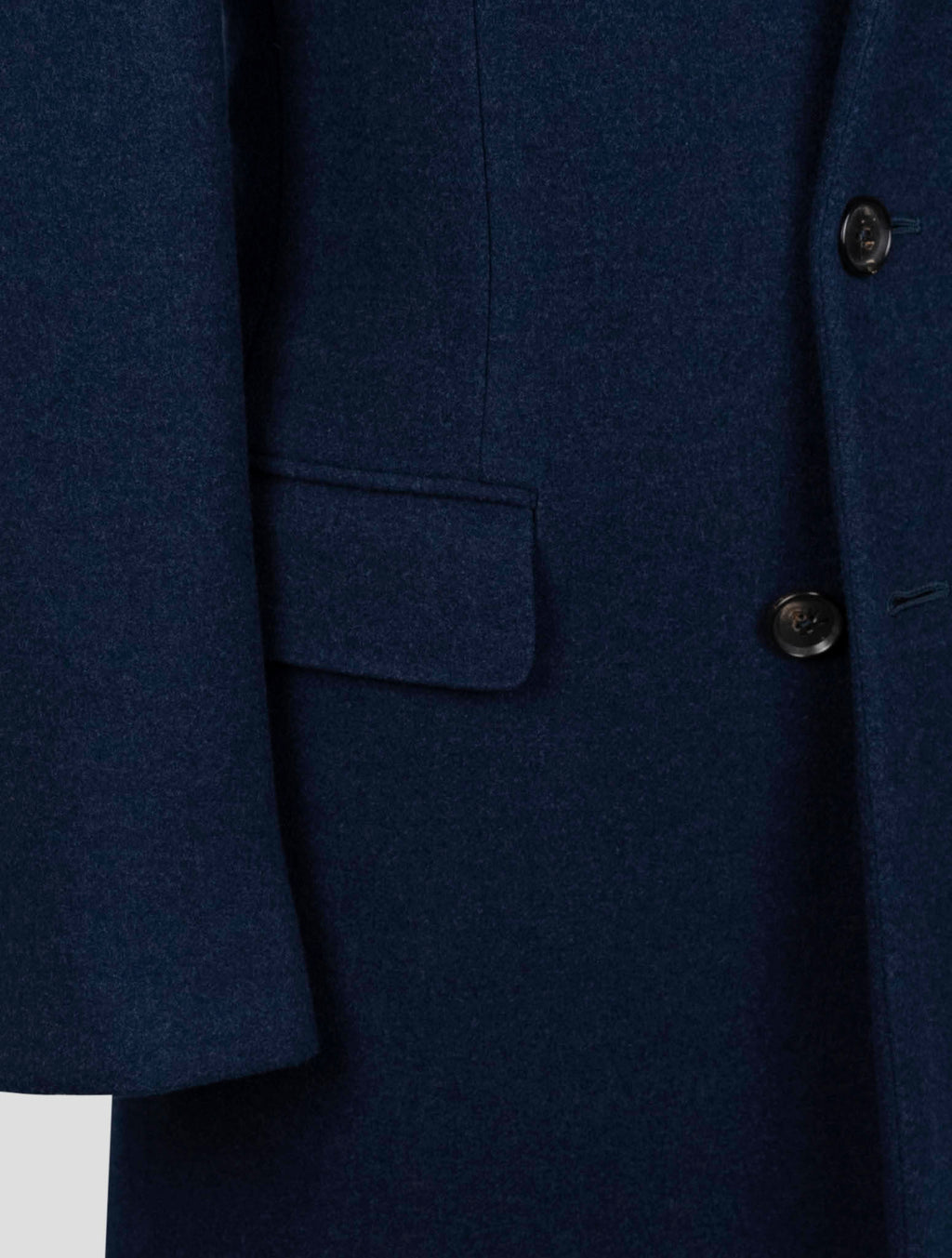 Isaia Blue Wool Cashmere Overcoat 5